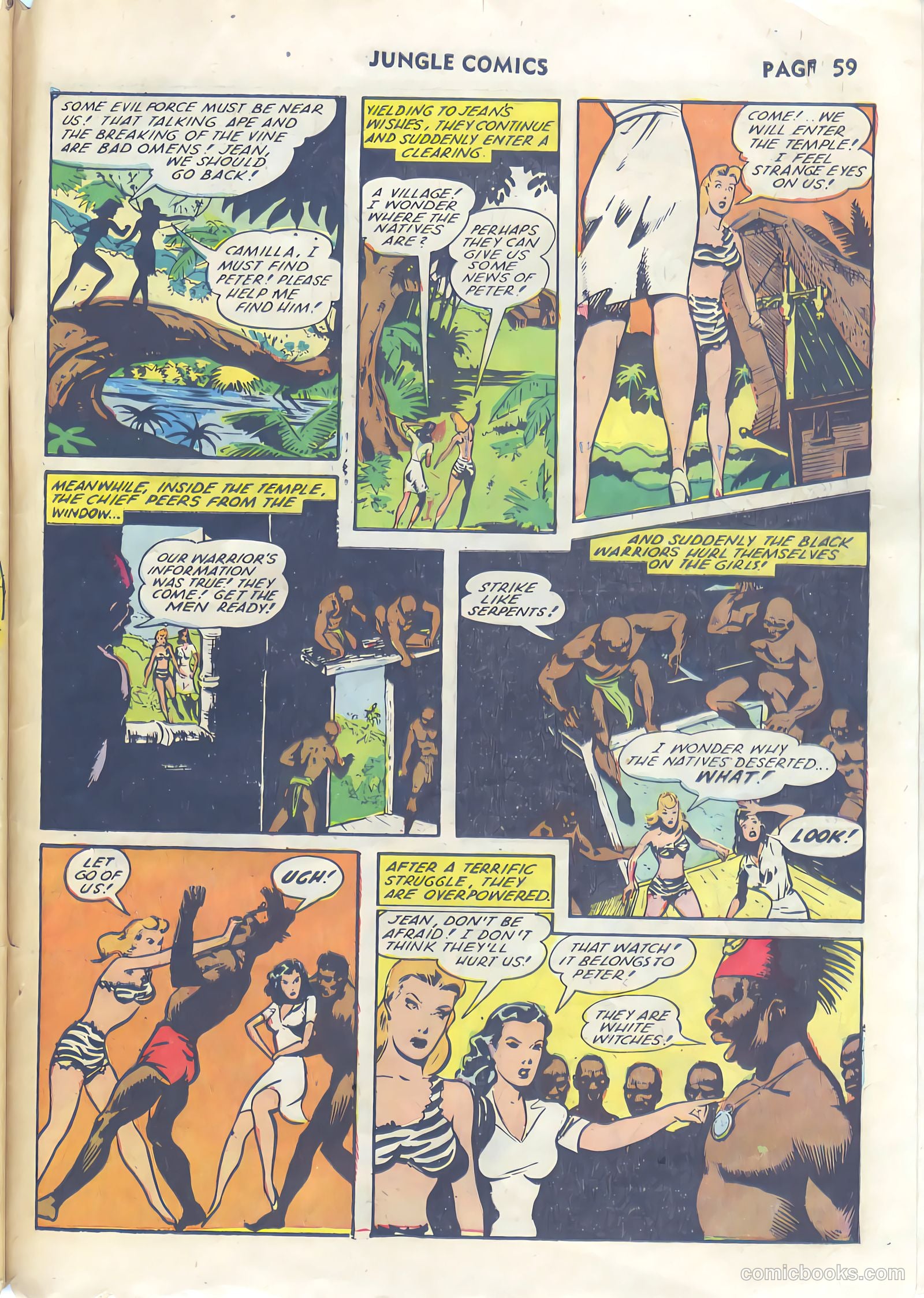 Jungle Comics #34 (1942) — page 61 of 68