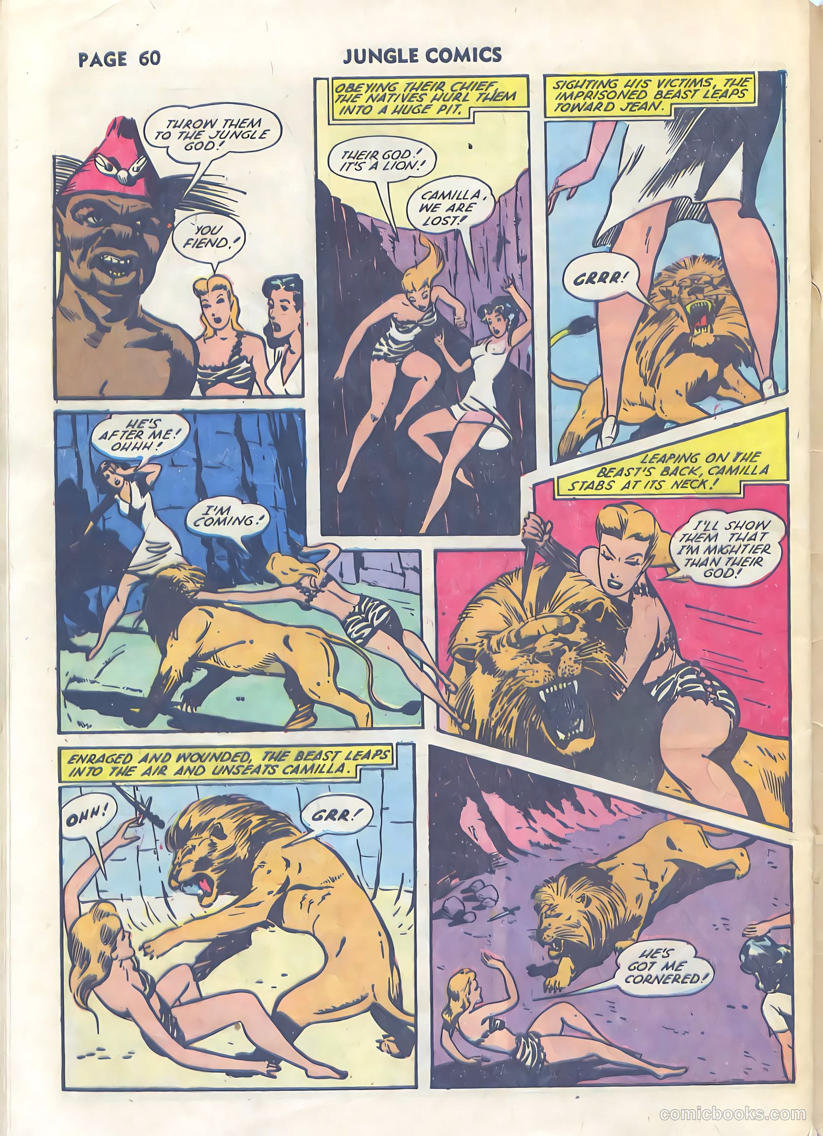 Jungle Comics #34 (1942) — page 62 of 68