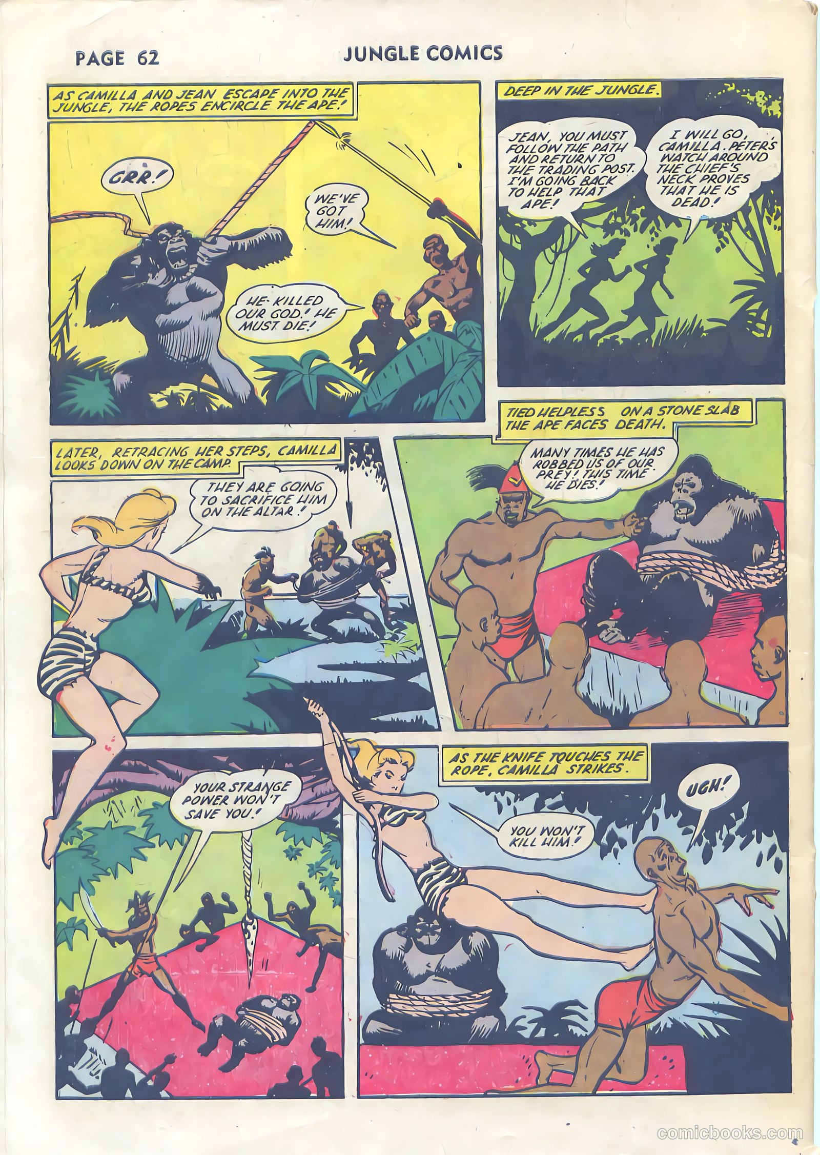 Jungle Comics #34 (1942) — page 64 of 68