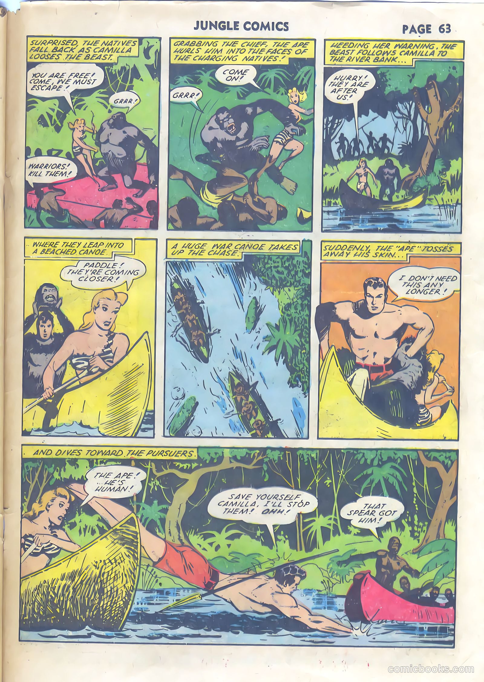 Jungle Comics #34 (1942) — page 65 of 68