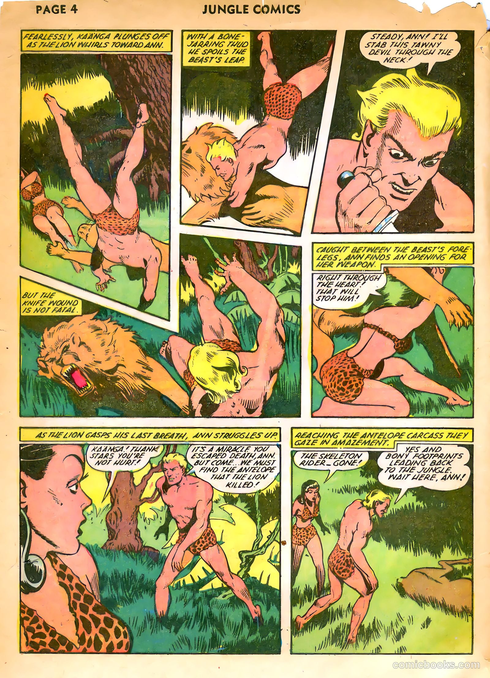 Jungle Comics #35 (1945) — page 6 of 68