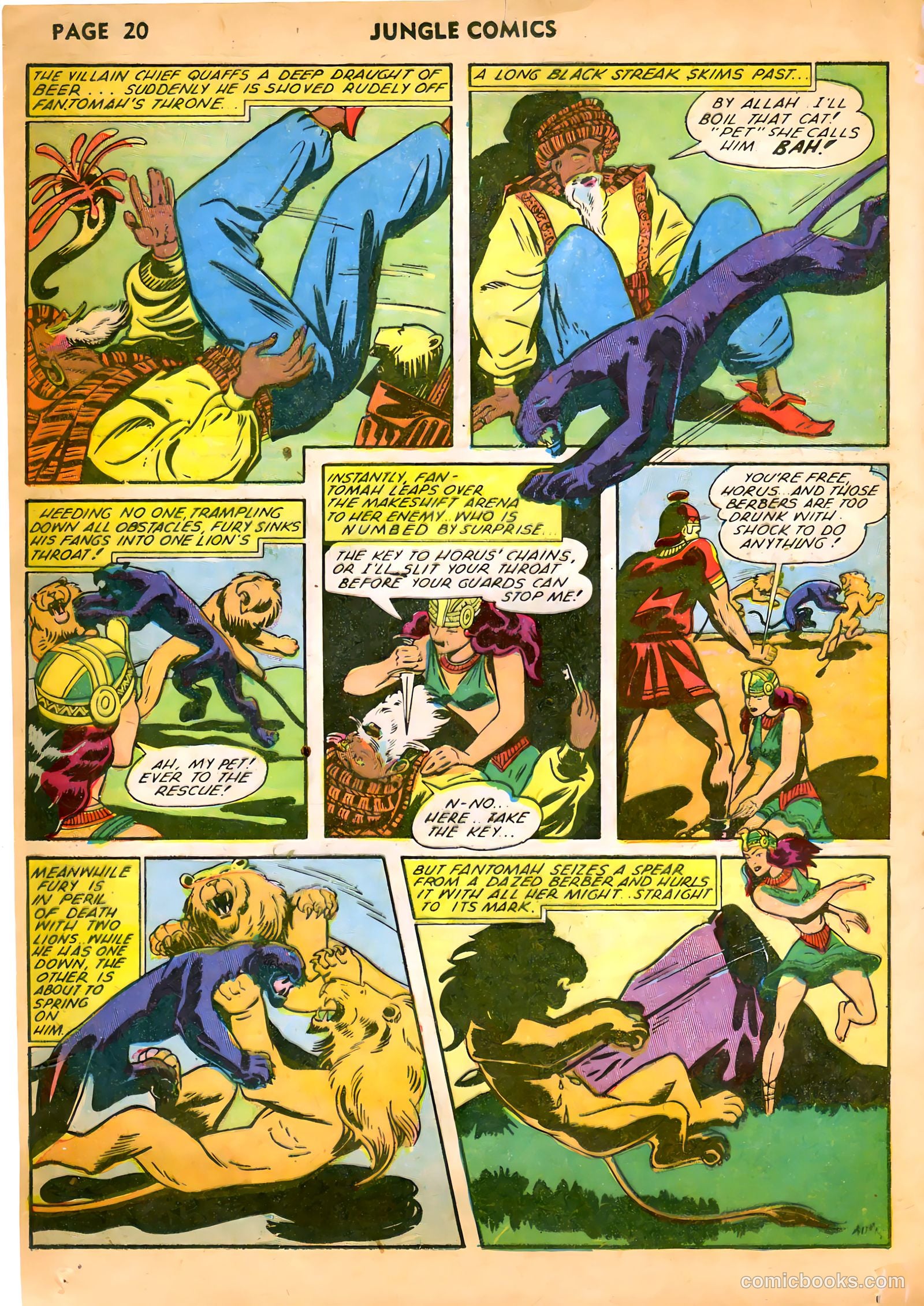 Jungle Comics #35 (1945) — page 22 of 68