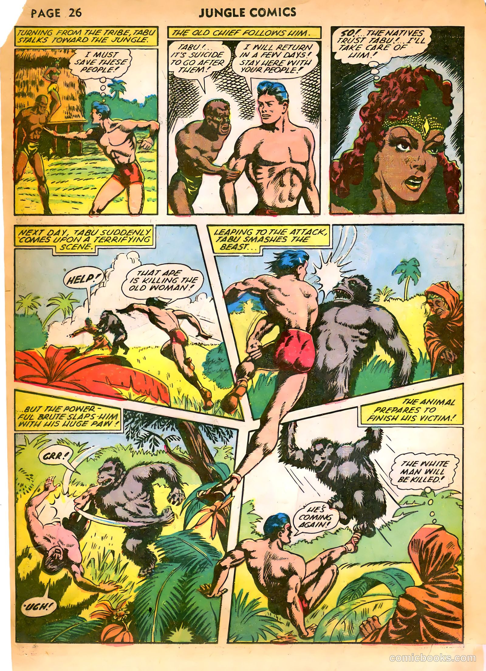 Jungle Comics #35 (1945) — page 28 of 68