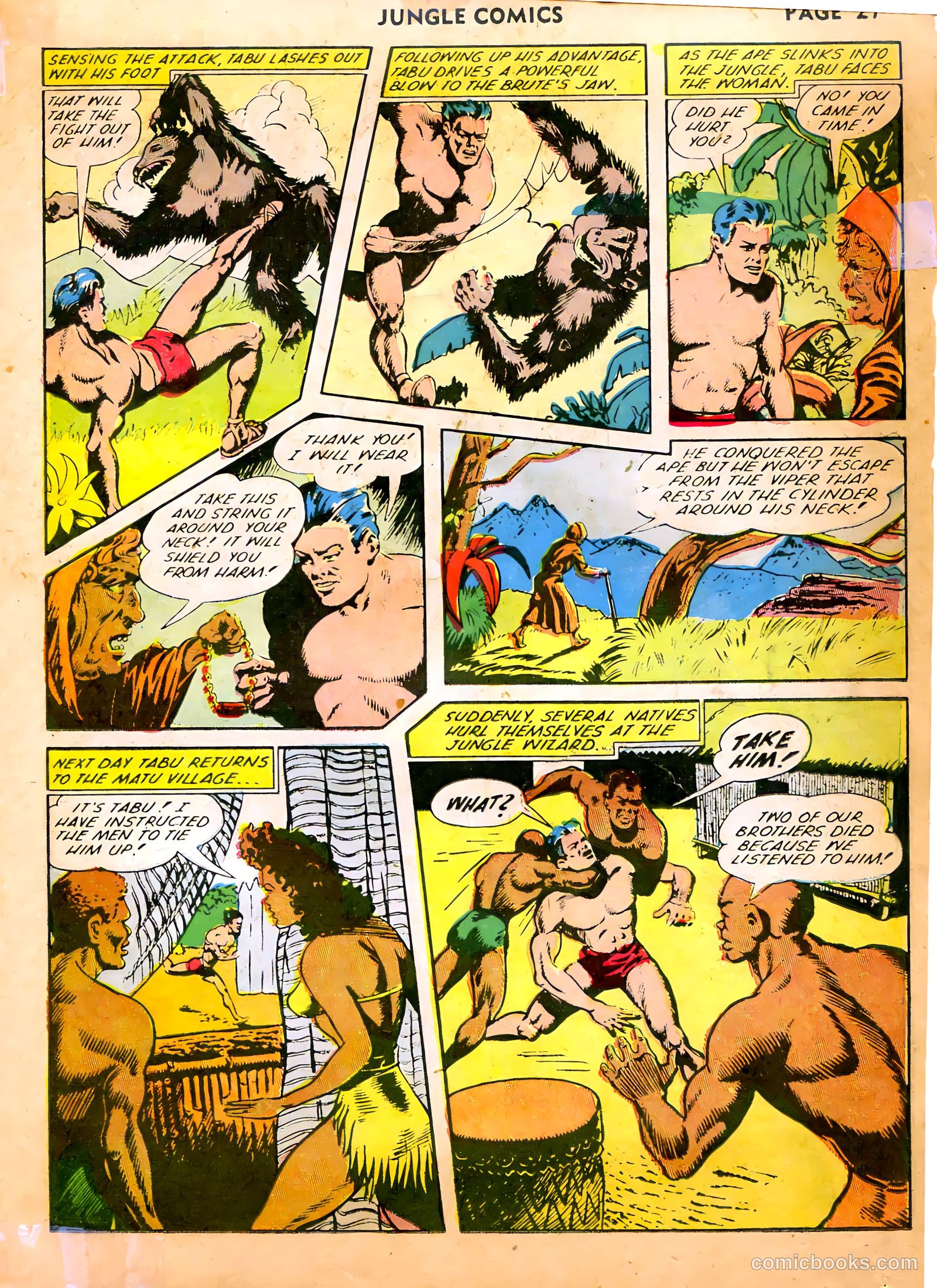 Jungle Comics #35 (1945) — page 29 of 68