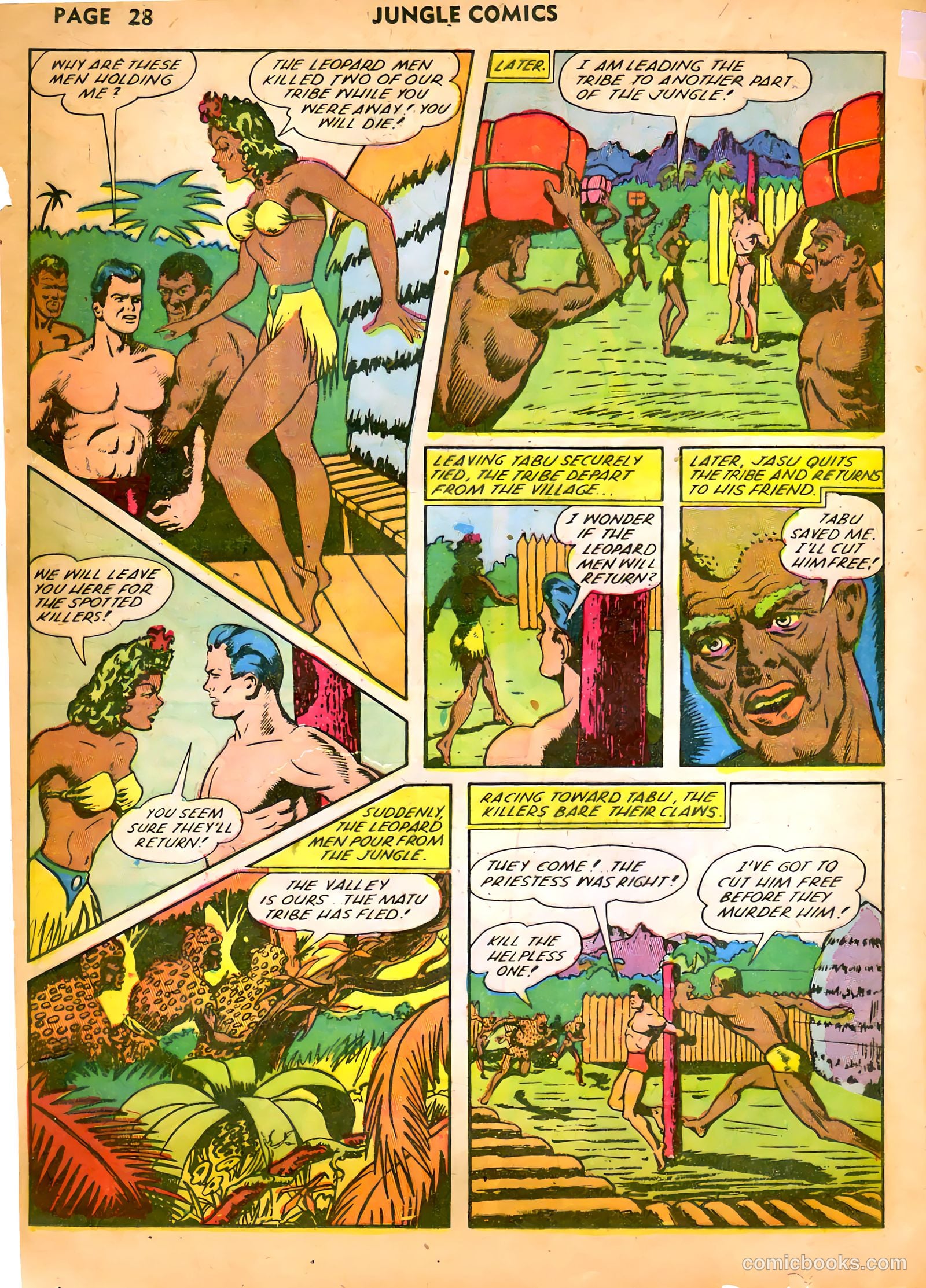 Jungle Comics #35 (1945) — page 30 of 68