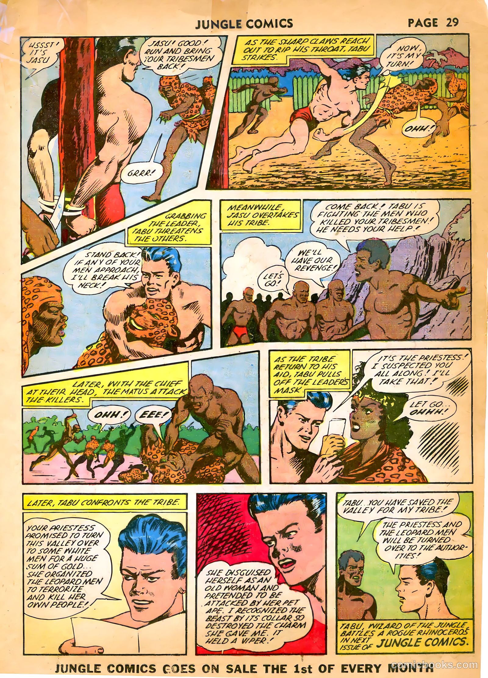 Jungle Comics #35 (1945) — page 31 of 68