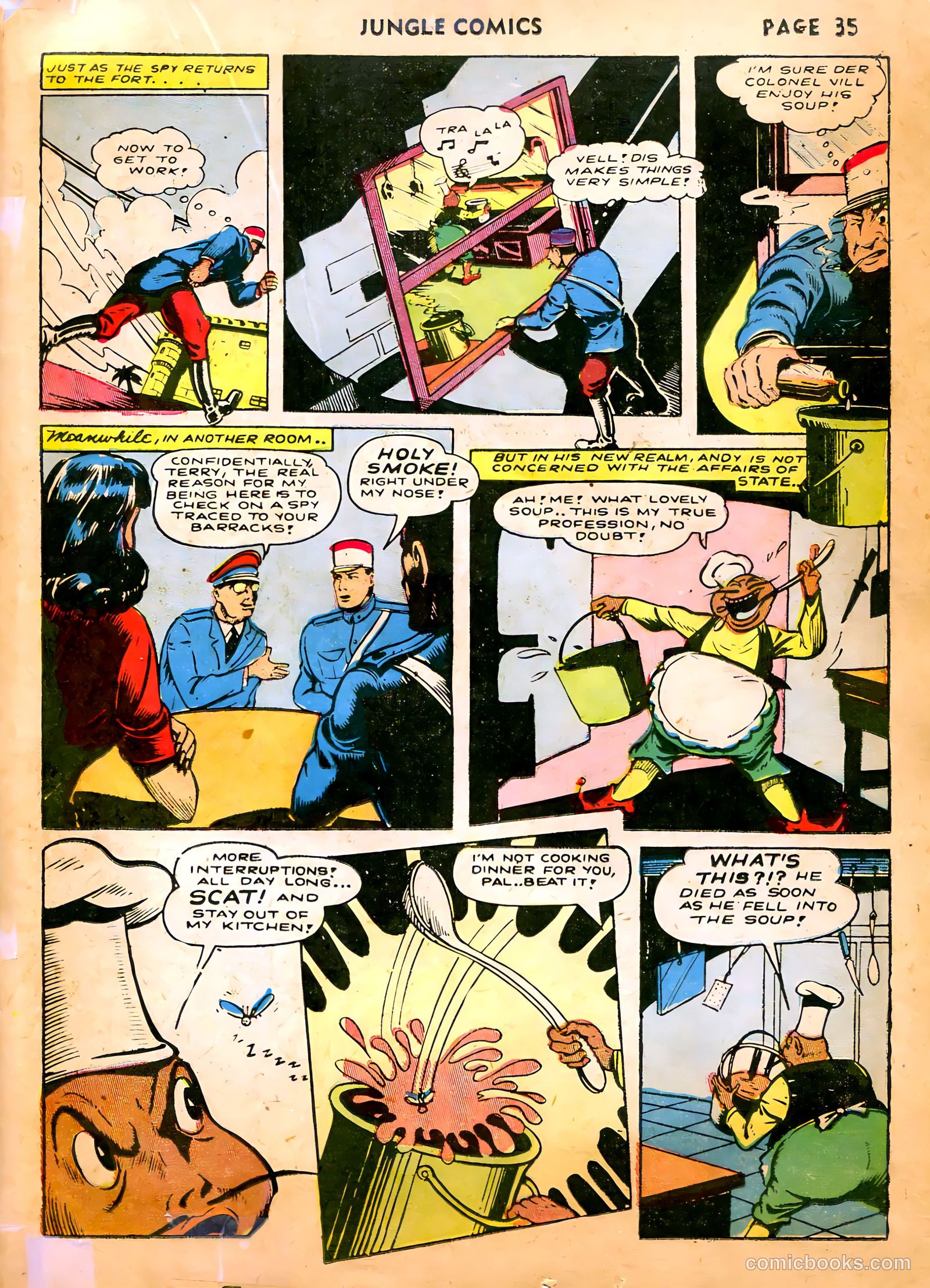 Jungle Comics #35 (1945) — page 37 of 68