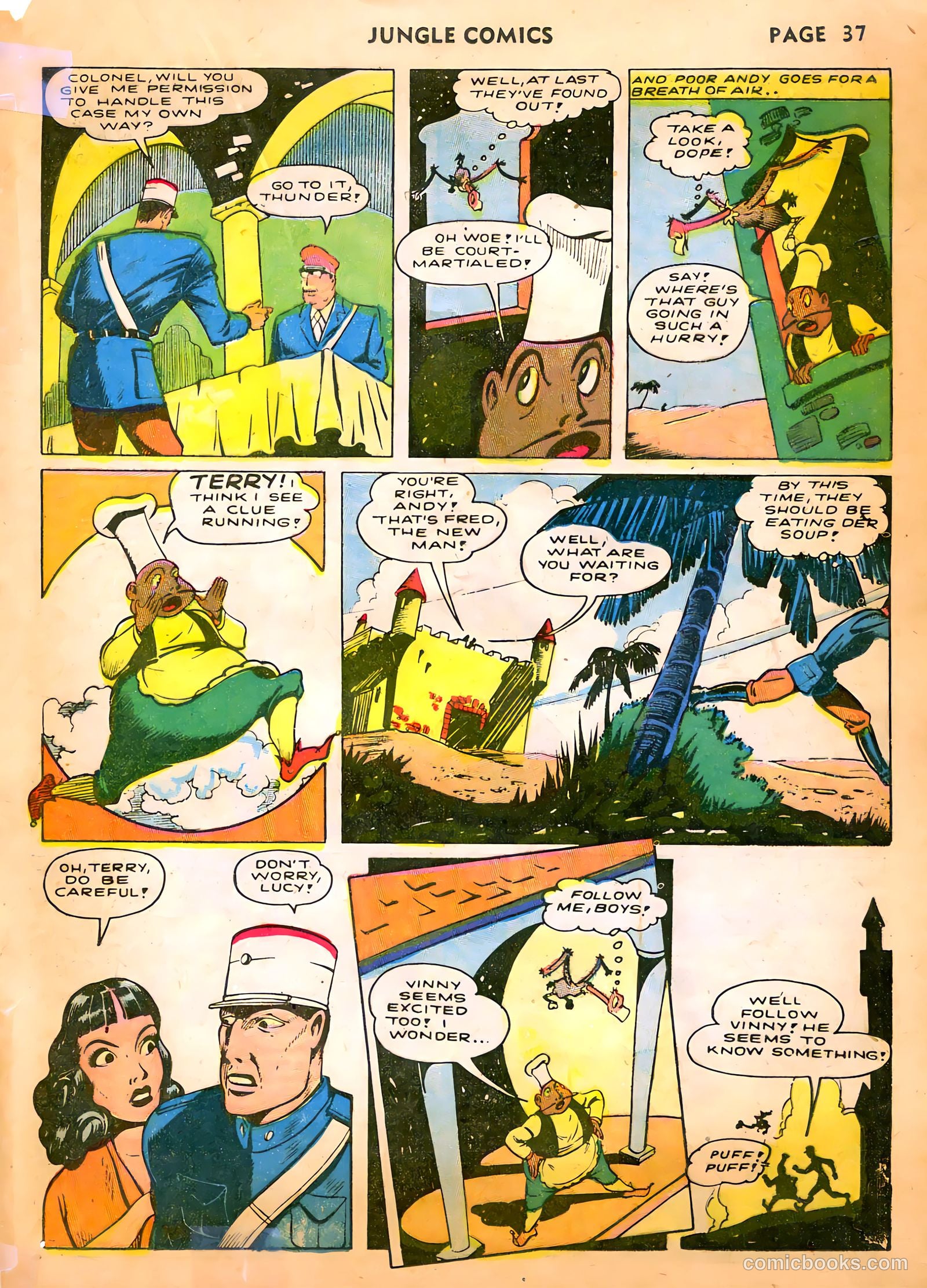 Jungle Comics #35 (1945) — page 39 of 68