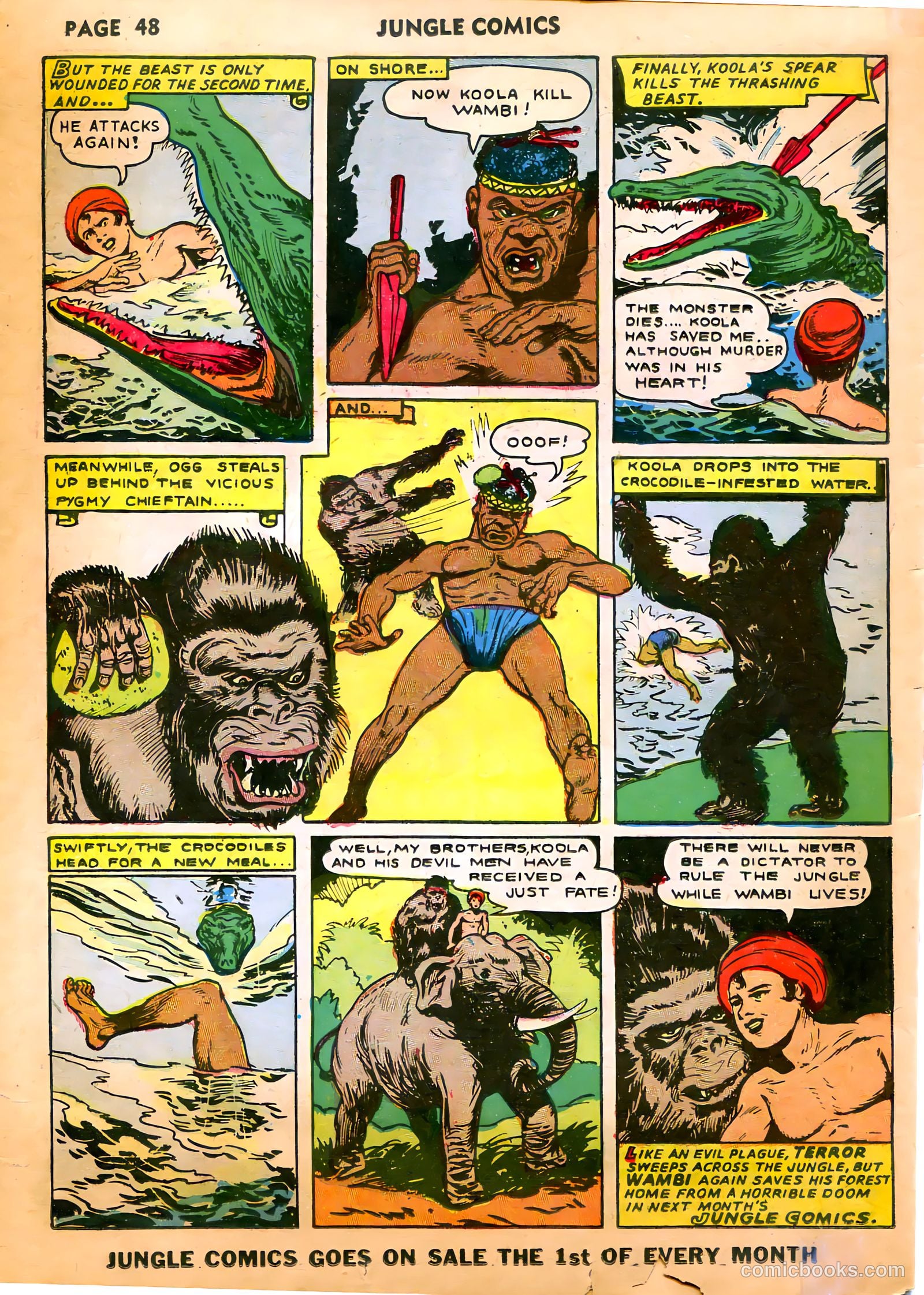 Jungle Comics #35 (1945) — page 50 of 68