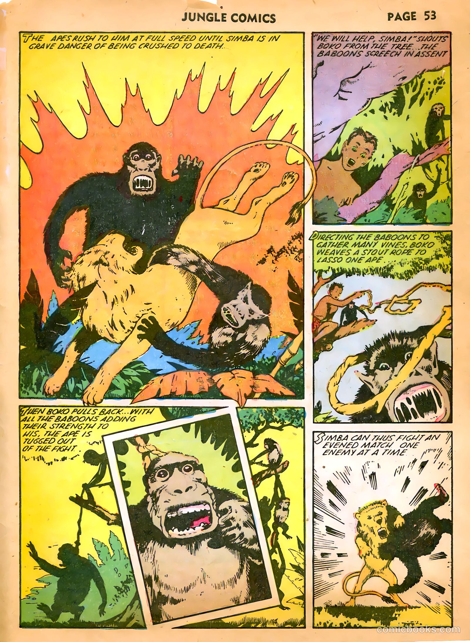 Jungle Comics #35 (1945) — page 55 of 68