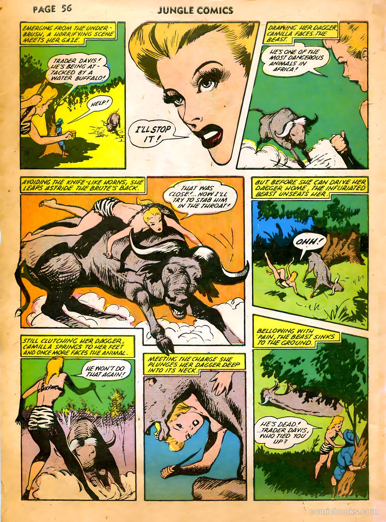 Jungle Comics #35 (1945) — page 58 of 68