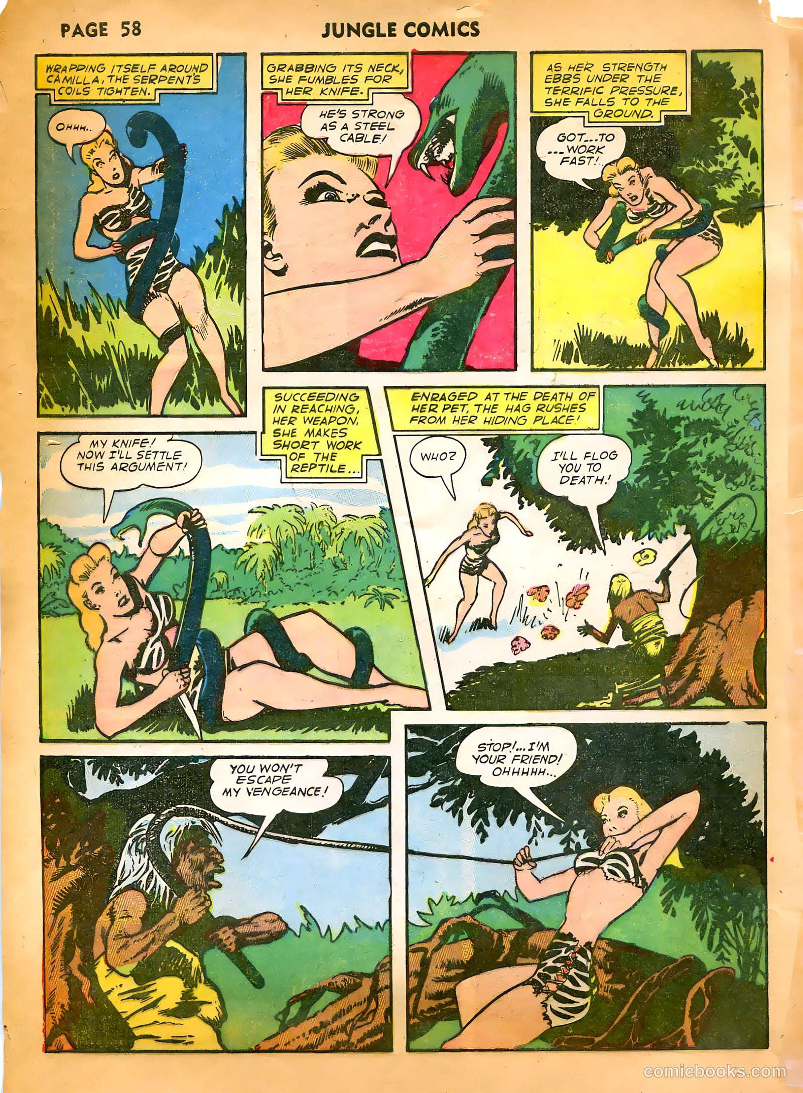 Jungle Comics #35 (1945) — page 60 of 68