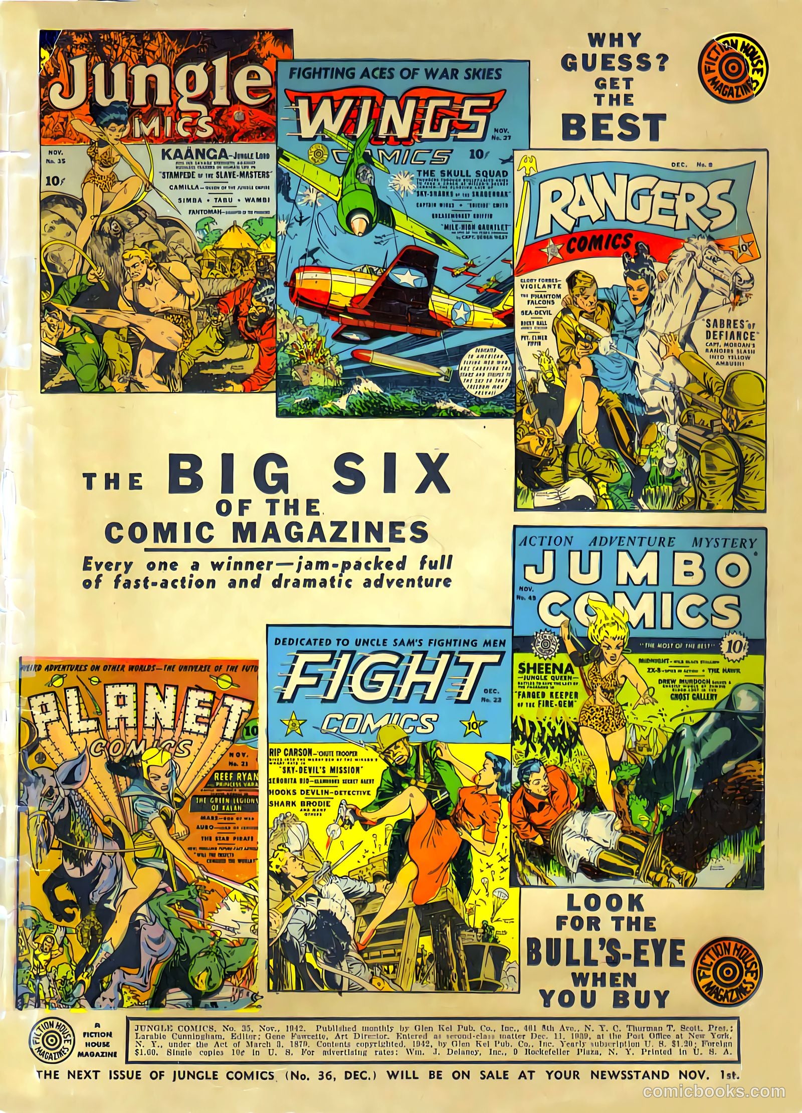 Jungle Comics #35 (1945) — page 67 of 68
