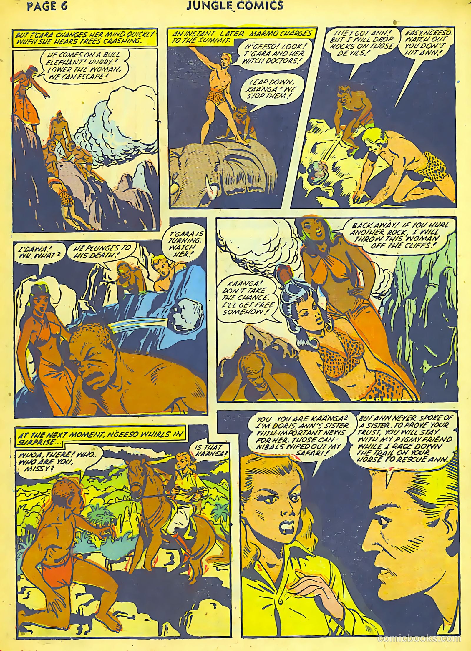 Jungle Comics #36 (1942) — page 9 of 69