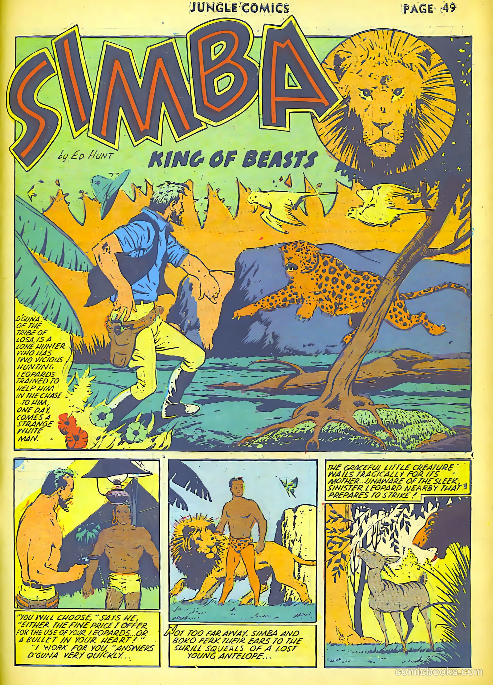 Jungle Comics #36 (1942) — page 52 of 69