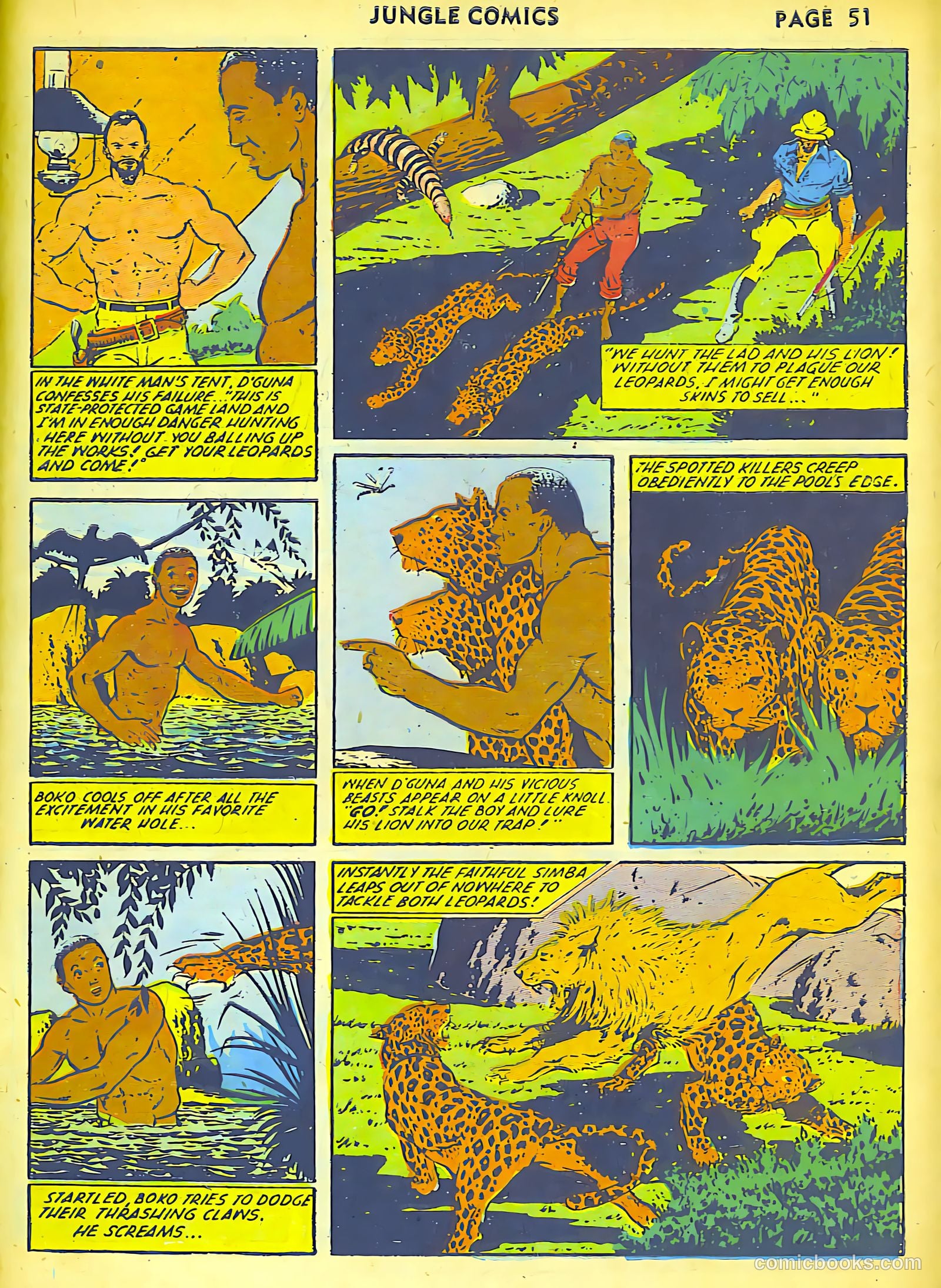 Jungle Comics #36 (1942) — page 54 of 69