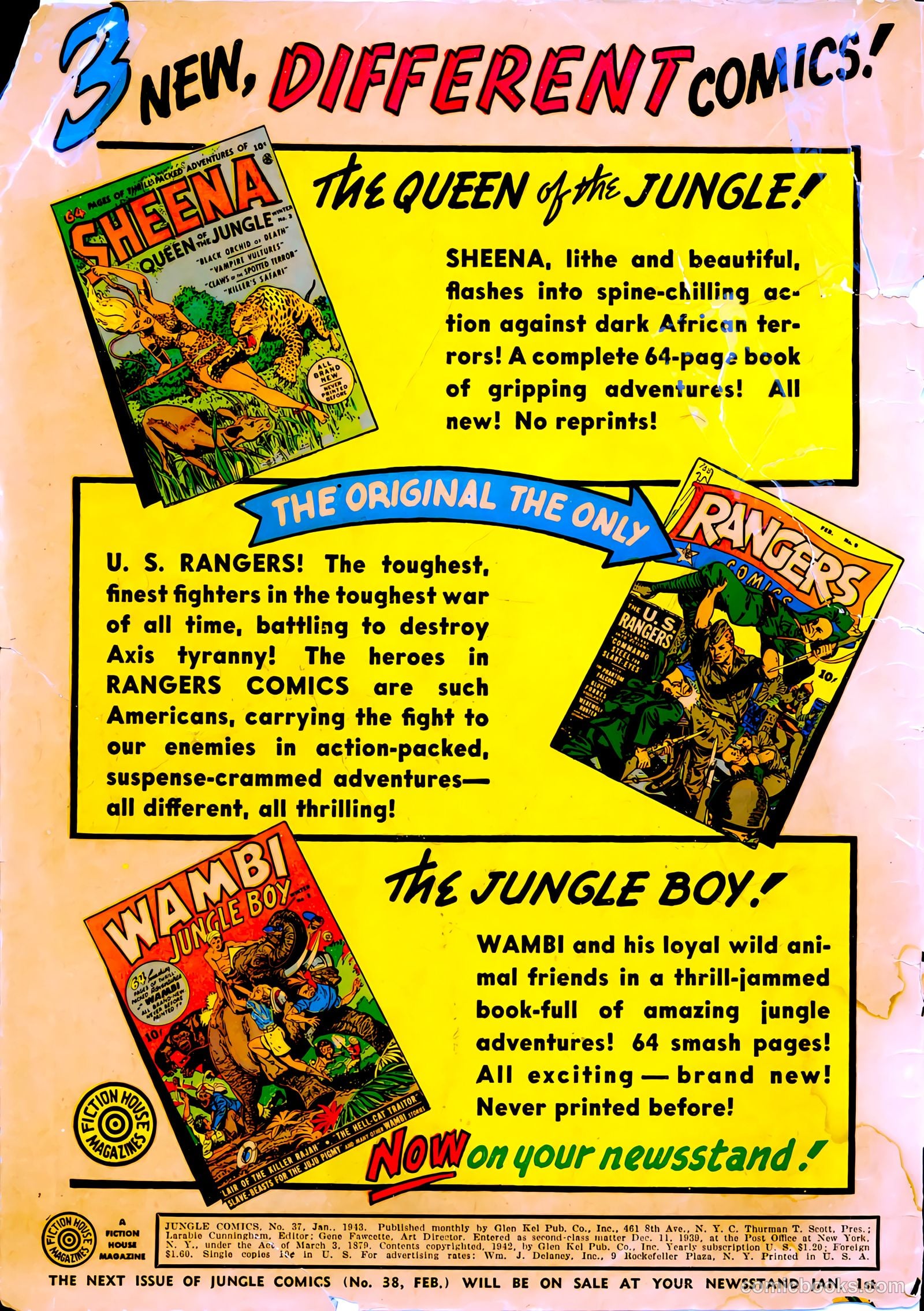 Jungle Comics #37 (1943) — page 2 of 68