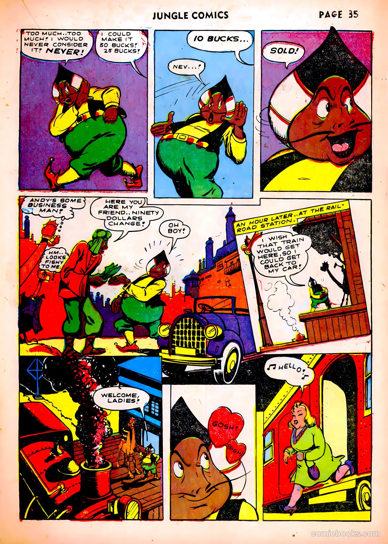 Jungle Comics #37 (1943) — page 37 of 68