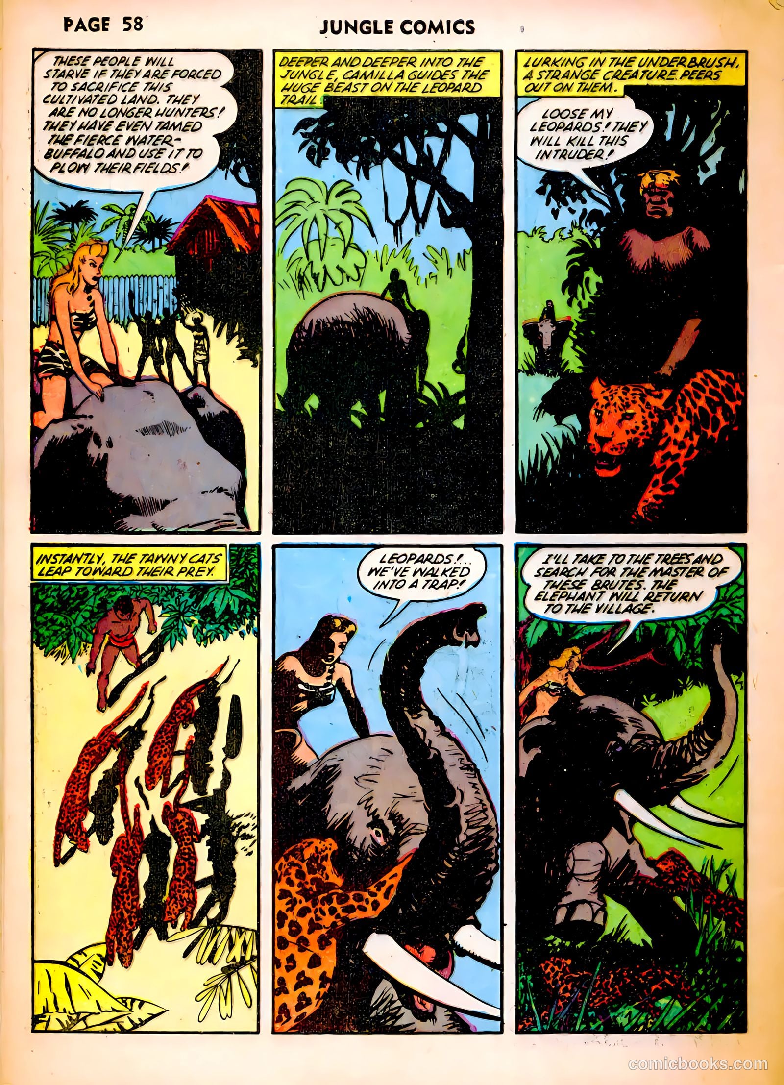 Jungle Comics #37 (1943) — page 60 of 68