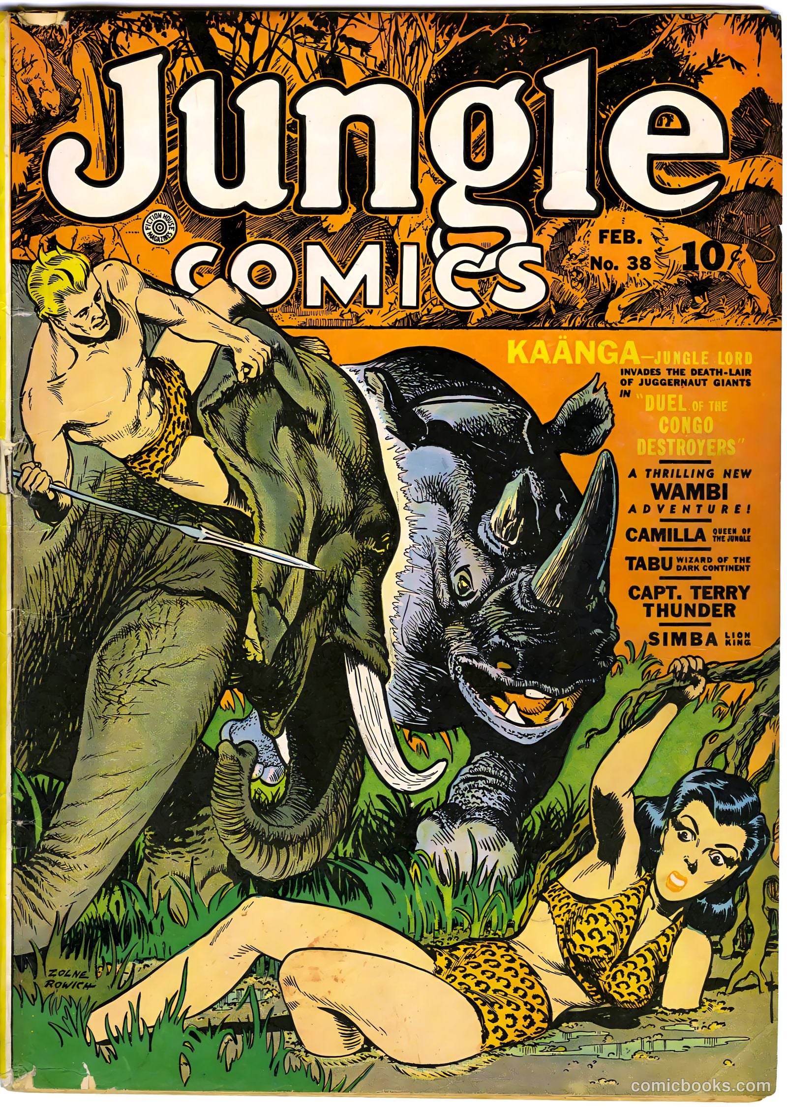 Jungle Comics #38