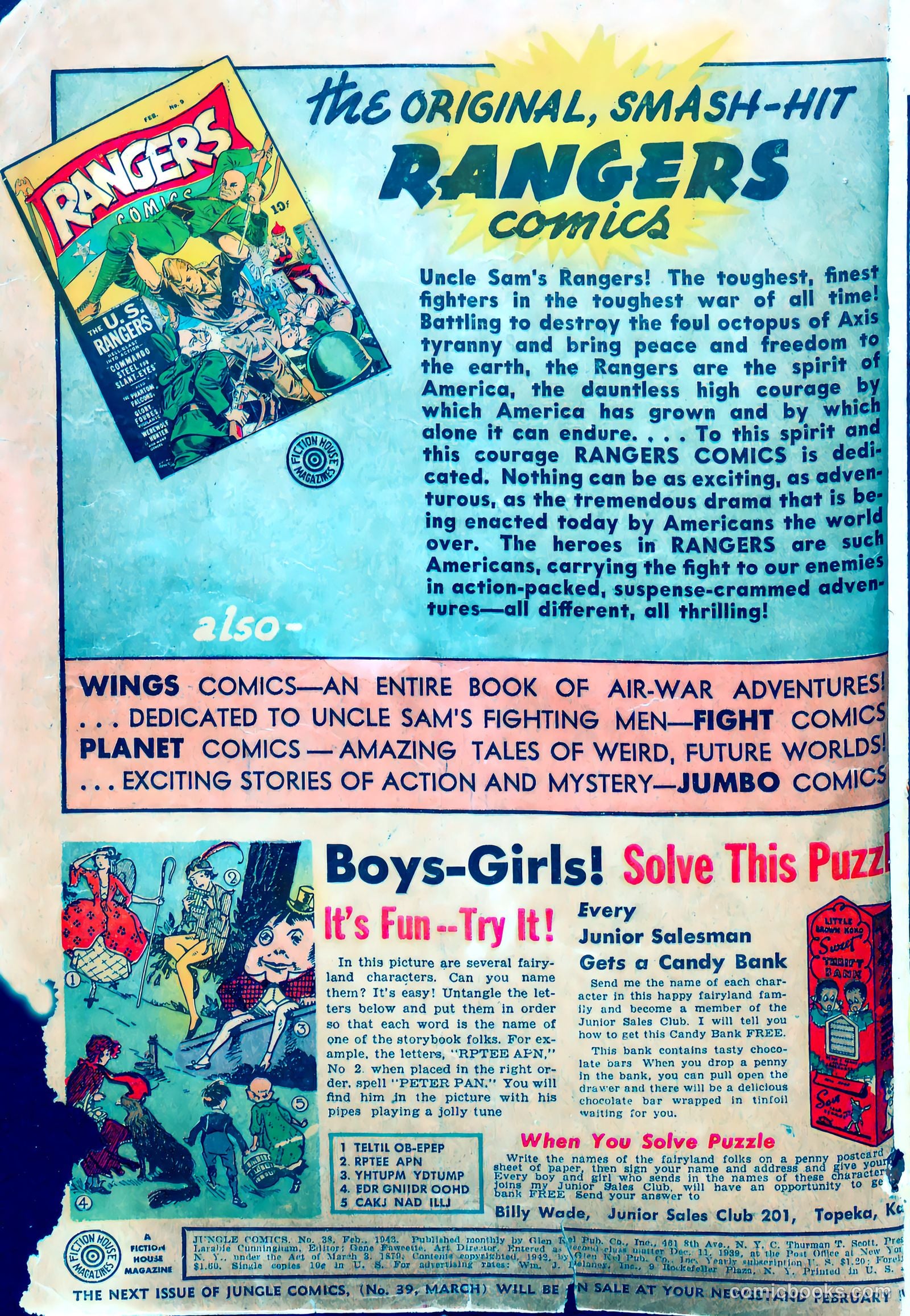 Jungle Comics #38 (1943) — page 2 of 69