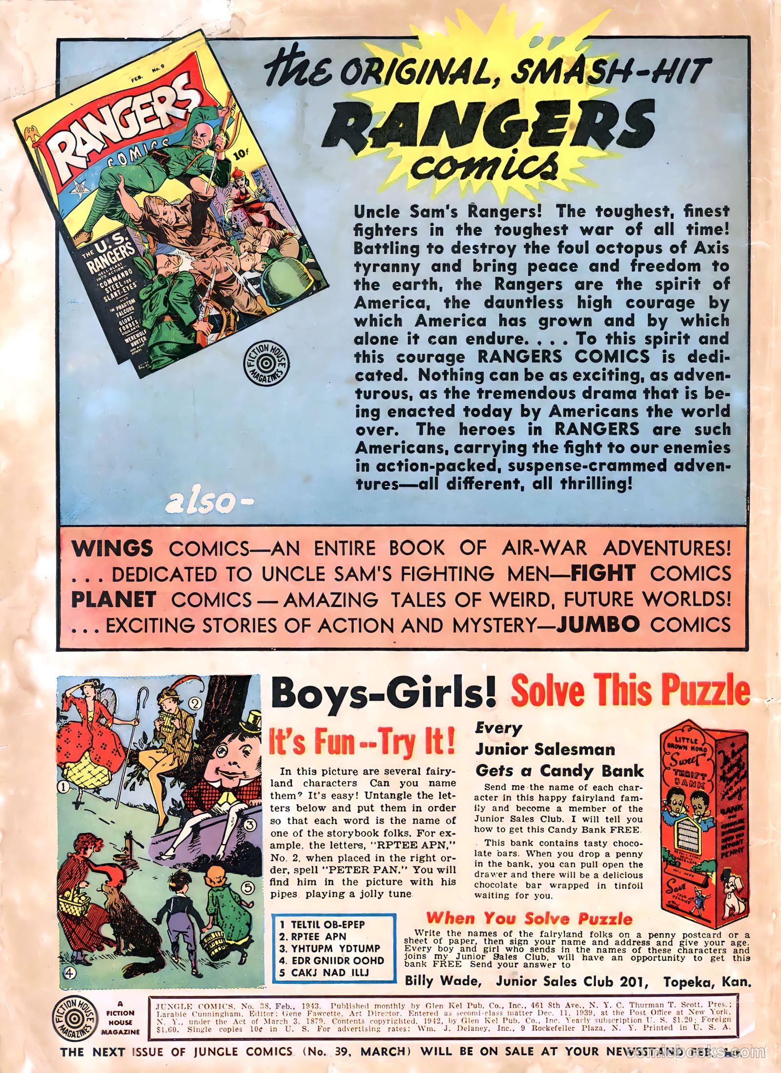 Jungle Comics #38 (1943) — page 3 of 69