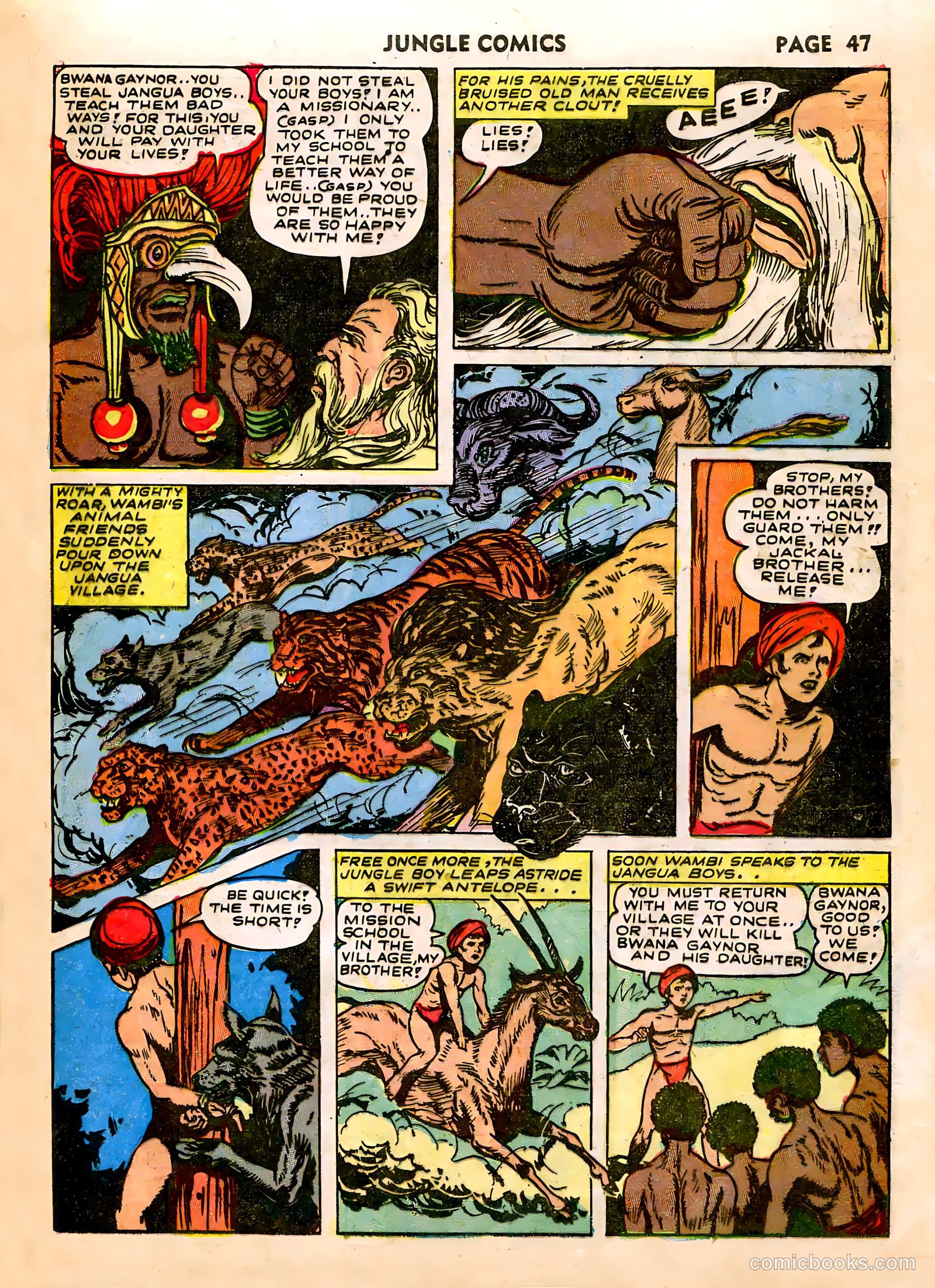 Jungle Comics #38 (1943) — page 50 of 69