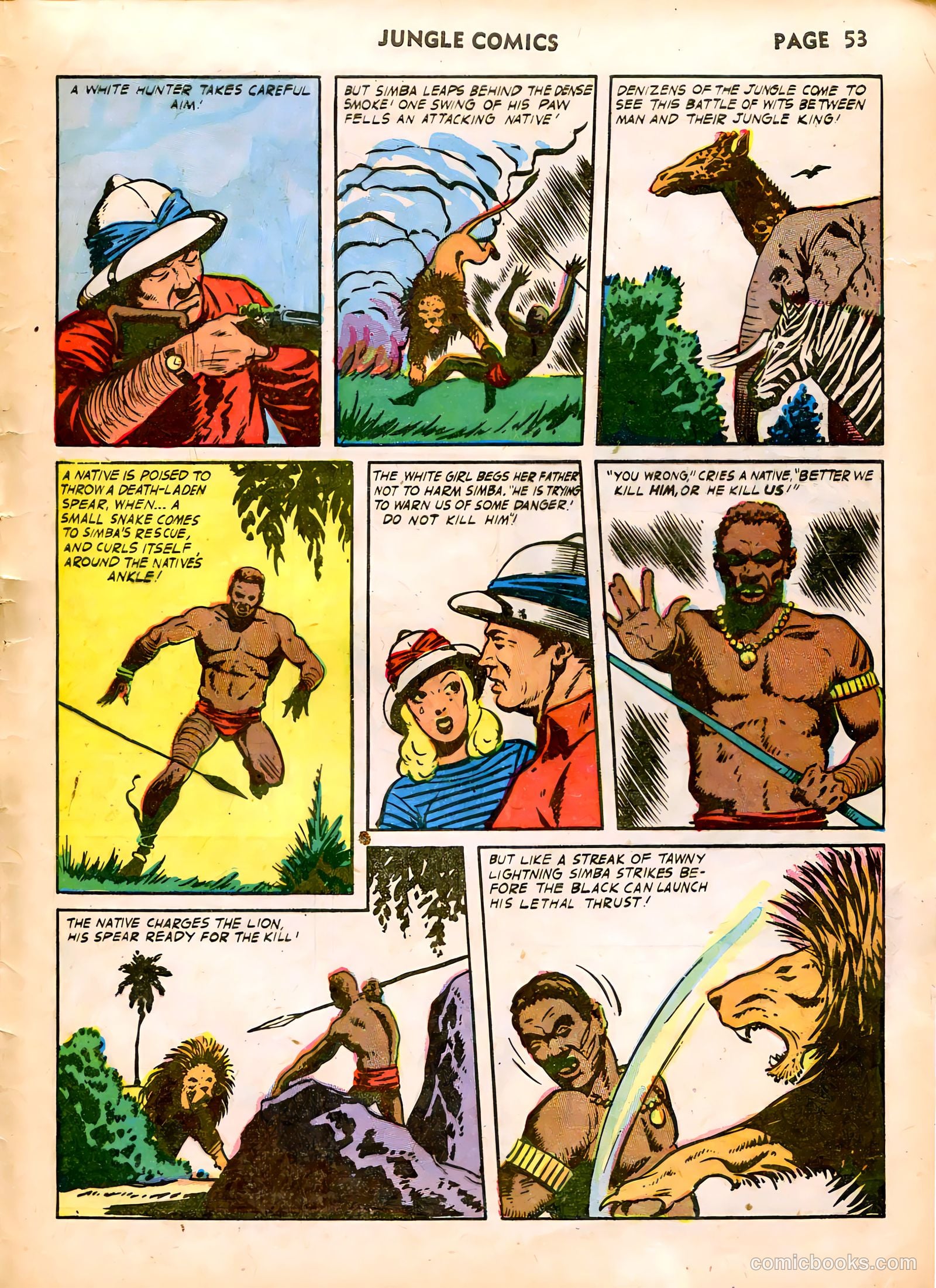 Jungle Comics #38 (1943) — page 56 of 69