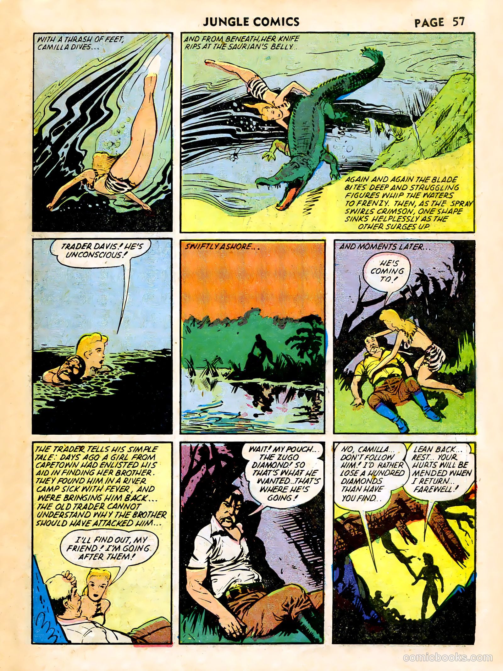 Jungle Comics #38 (1943) — page 60 of 69
