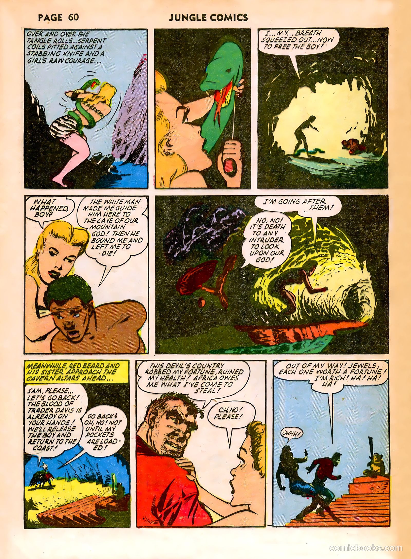 Jungle Comics #38 (1943) — page 63 of 69