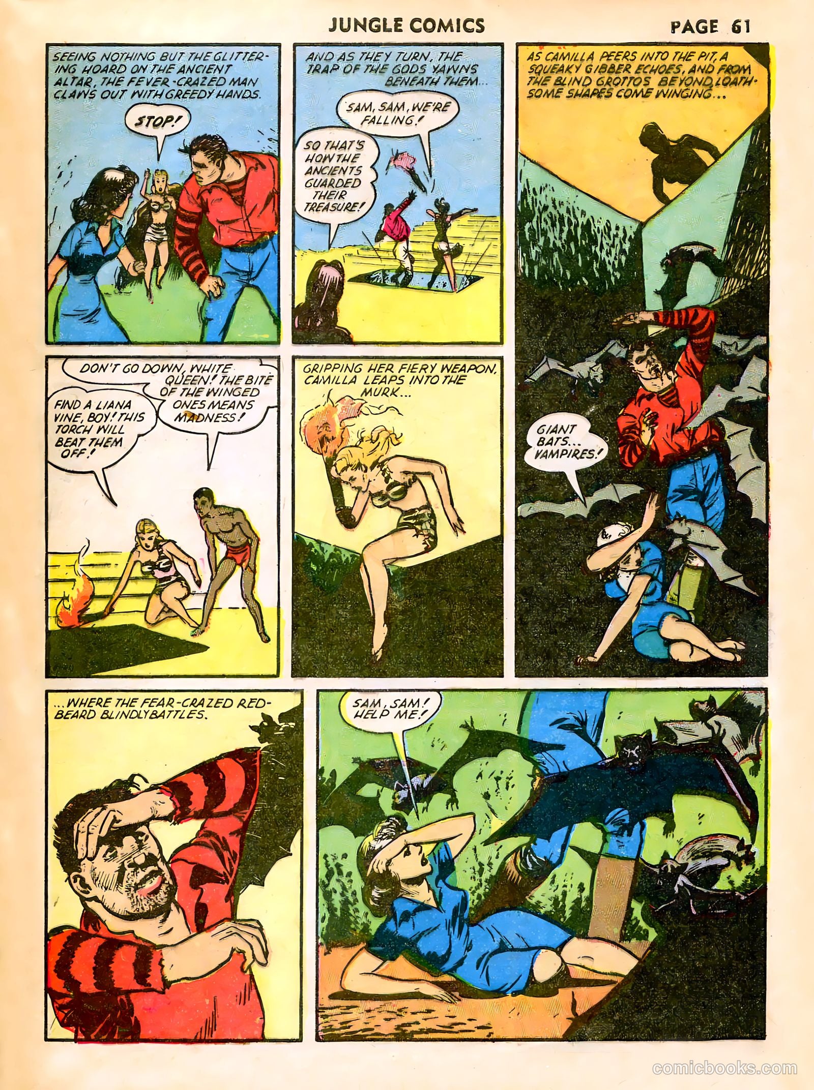 Jungle Comics #38 (1943) — page 64 of 69