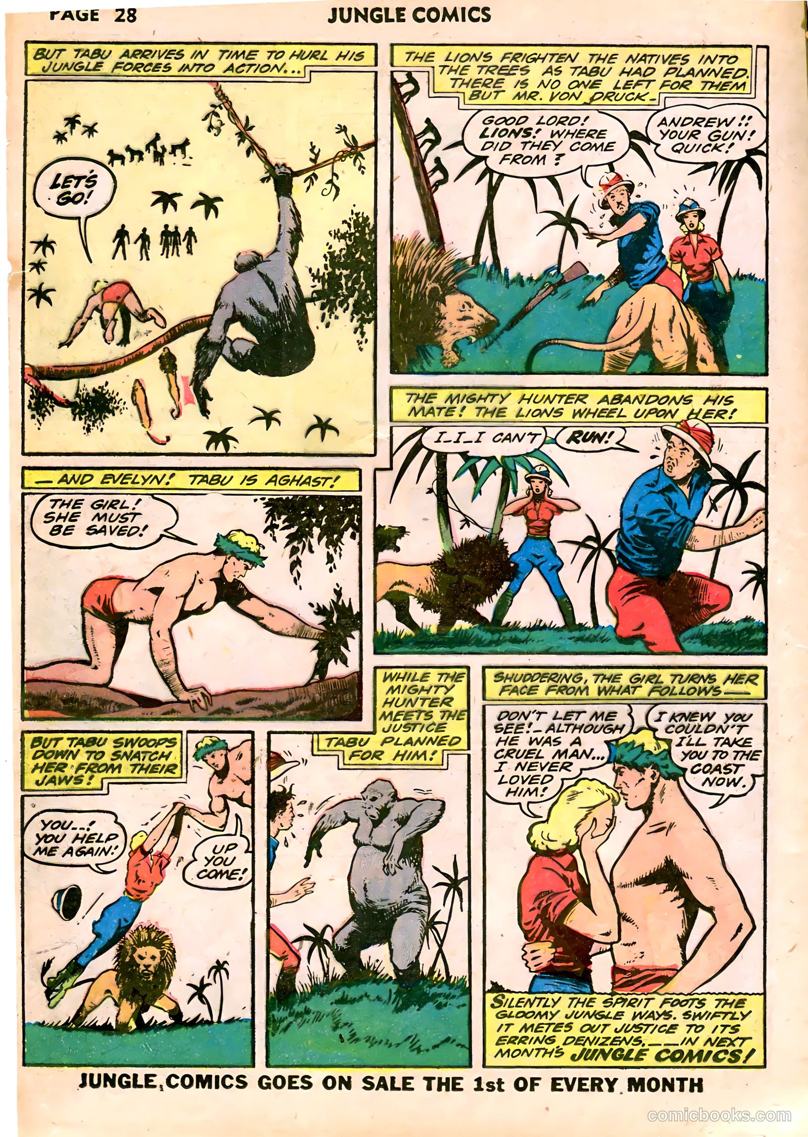Jungle Comics #39 (1943) — page 30 of 68