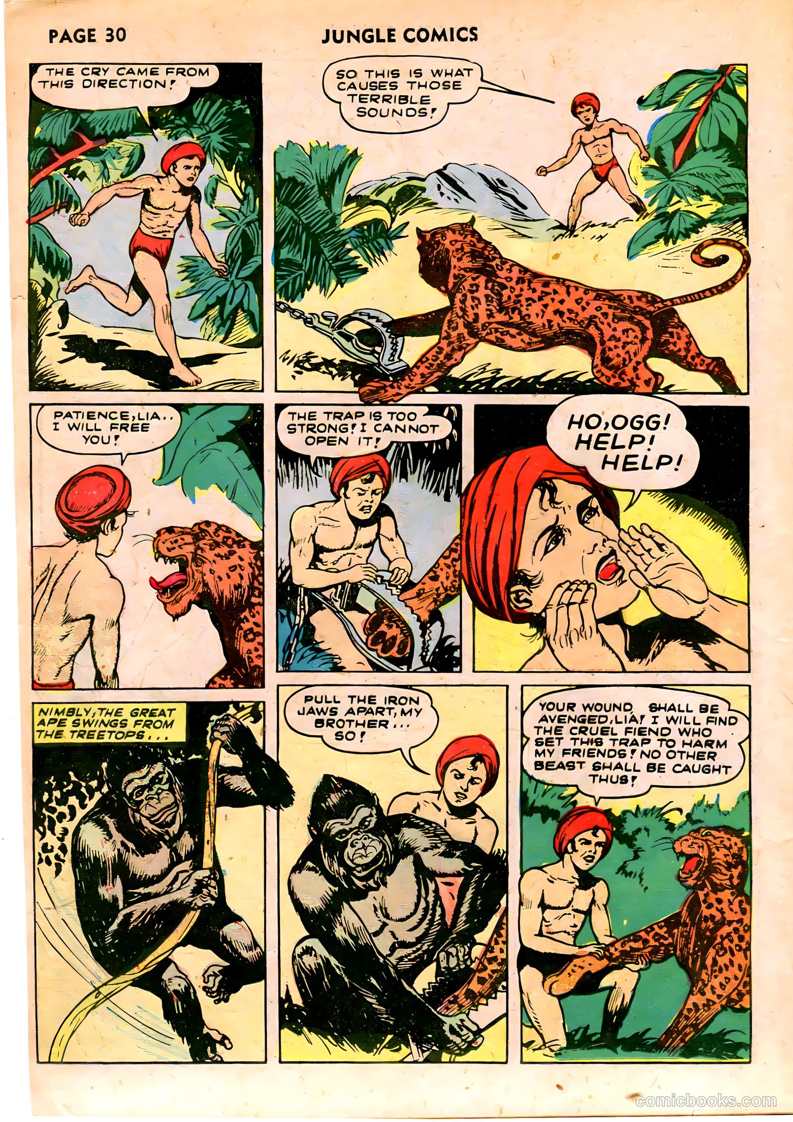 Jungle Comics #39 (1943) — page 32 of 68