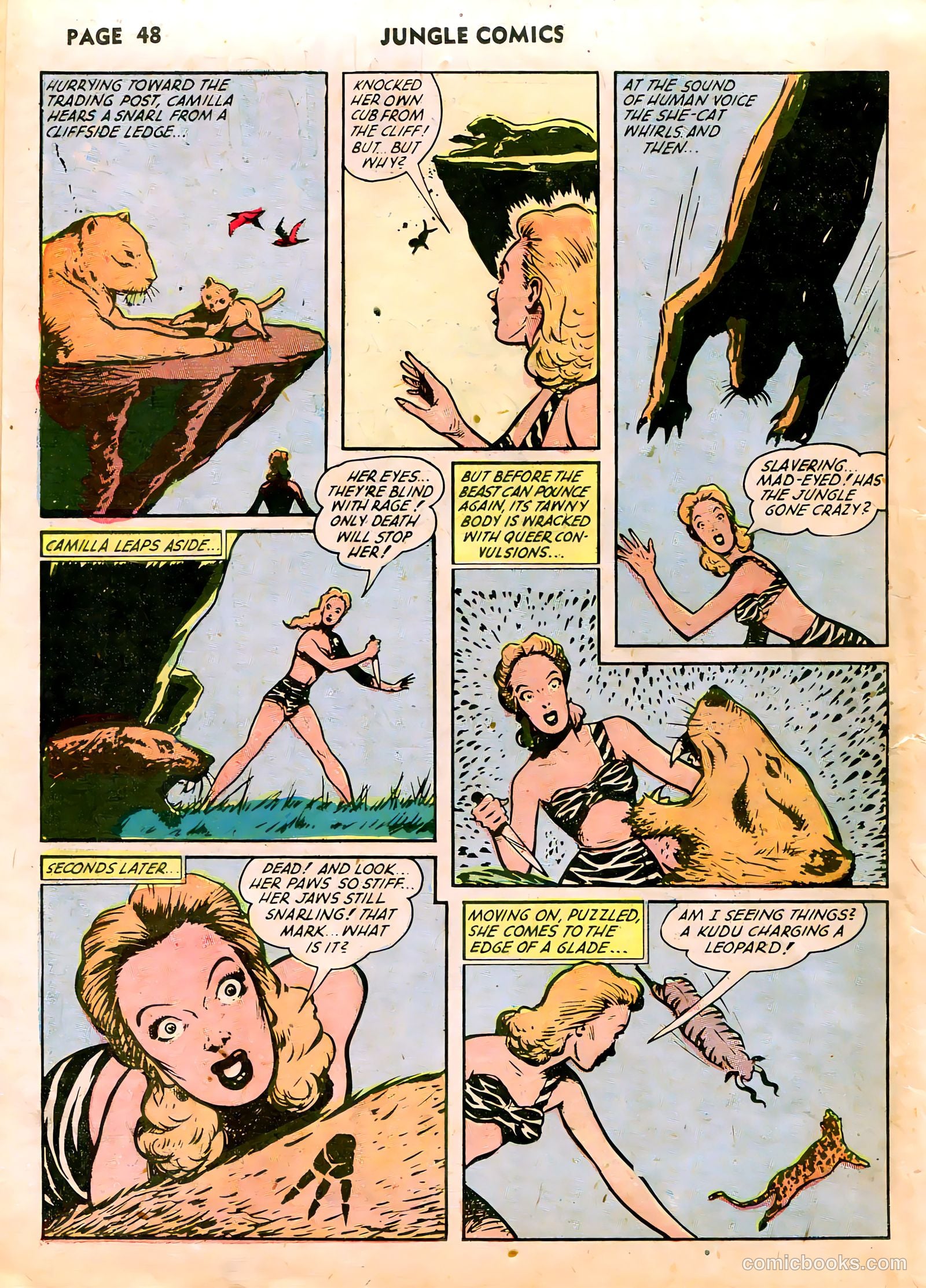 Jungle Comics #39 (1943) — page 50 of 68