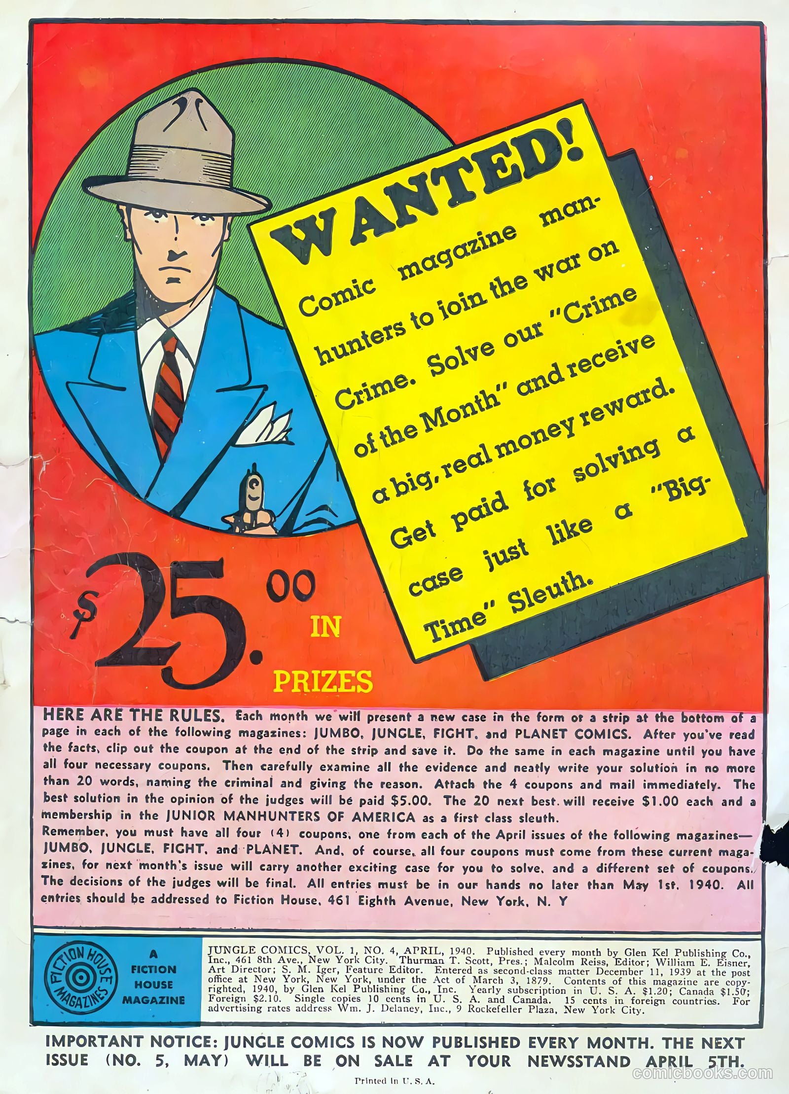 Jungle Comics #4 (1940) — page 2 of 68