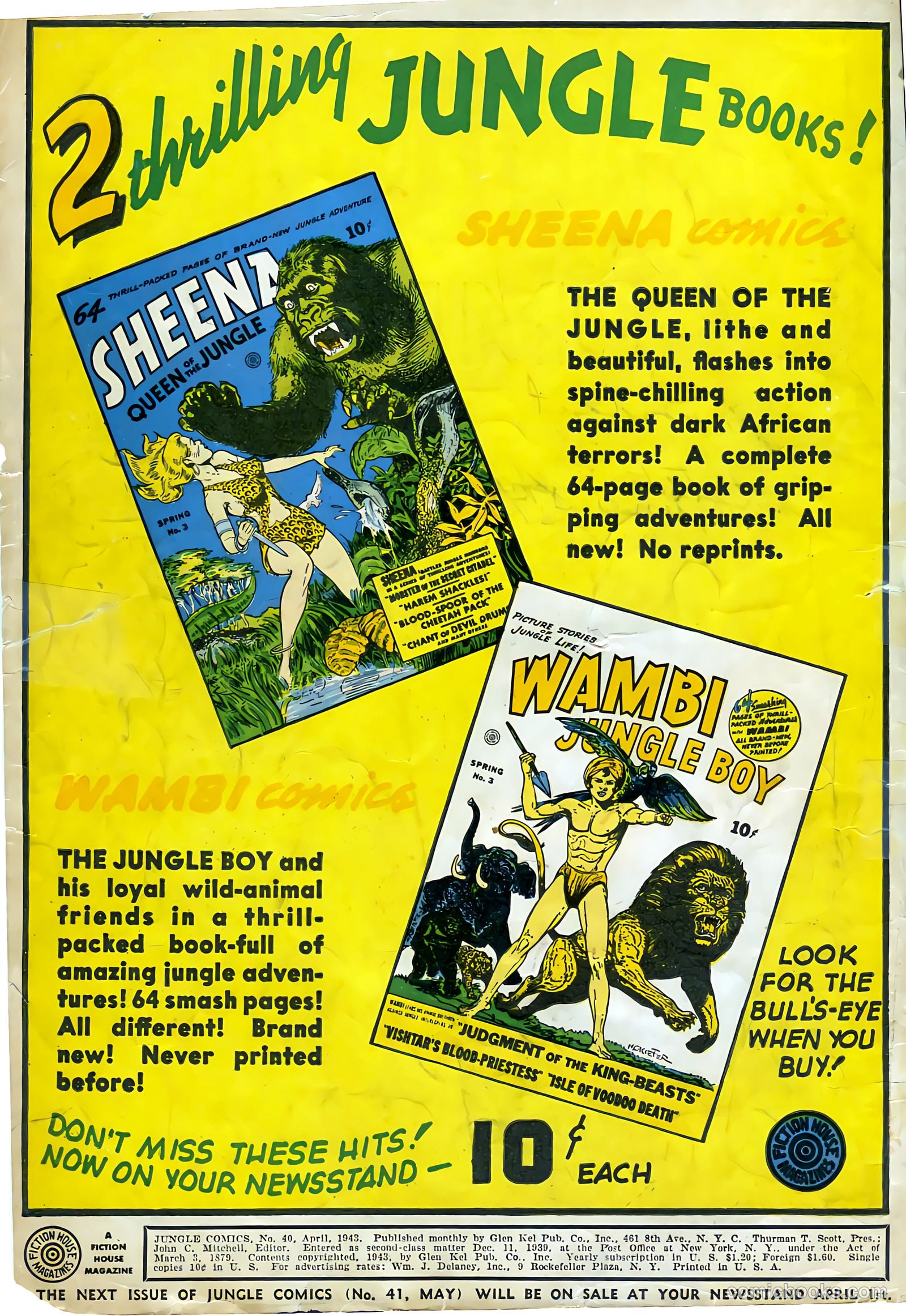 Jungle Comics #40 (1943) — page 2 of 68