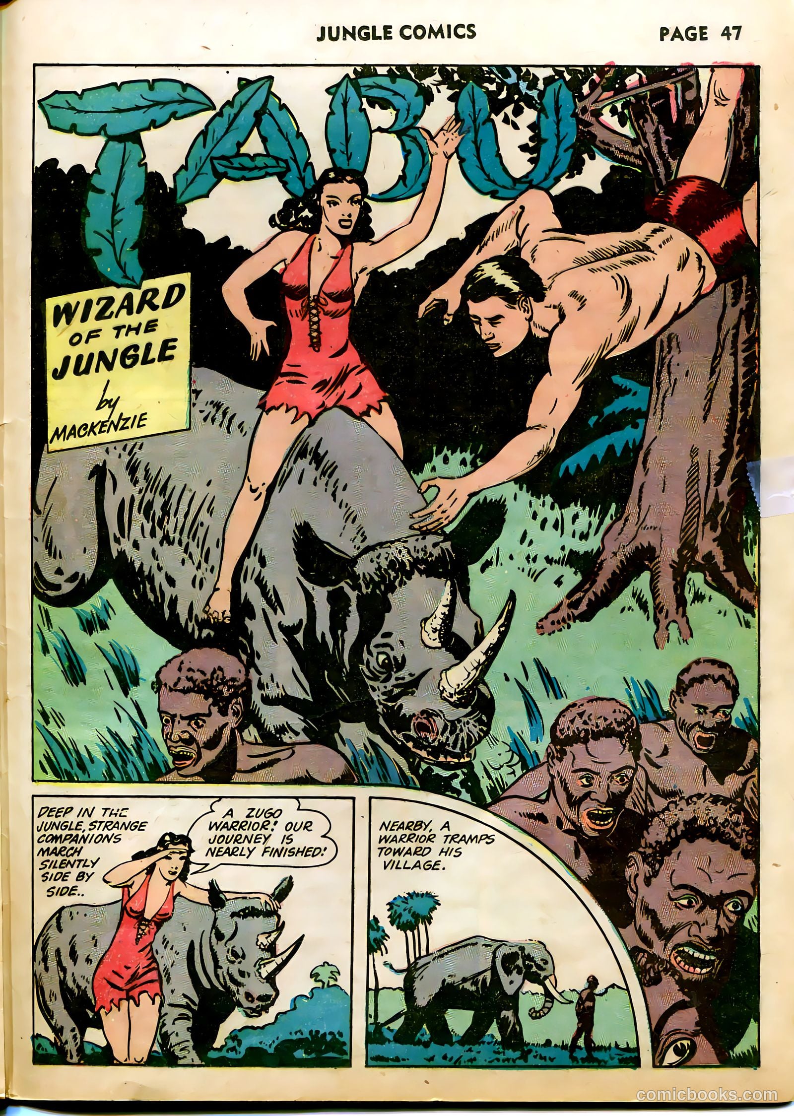 Jungle Comics #40 (1943) — page 49 of 68