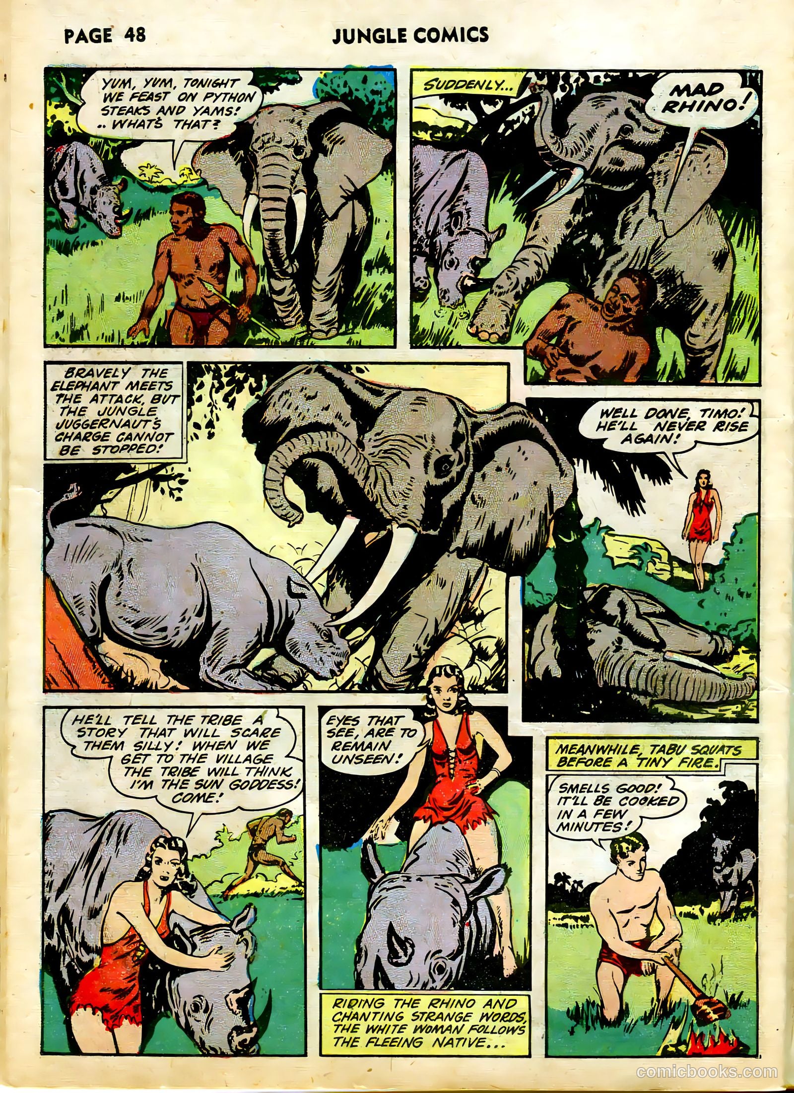 Jungle Comics #40 (1943) — page 50 of 68