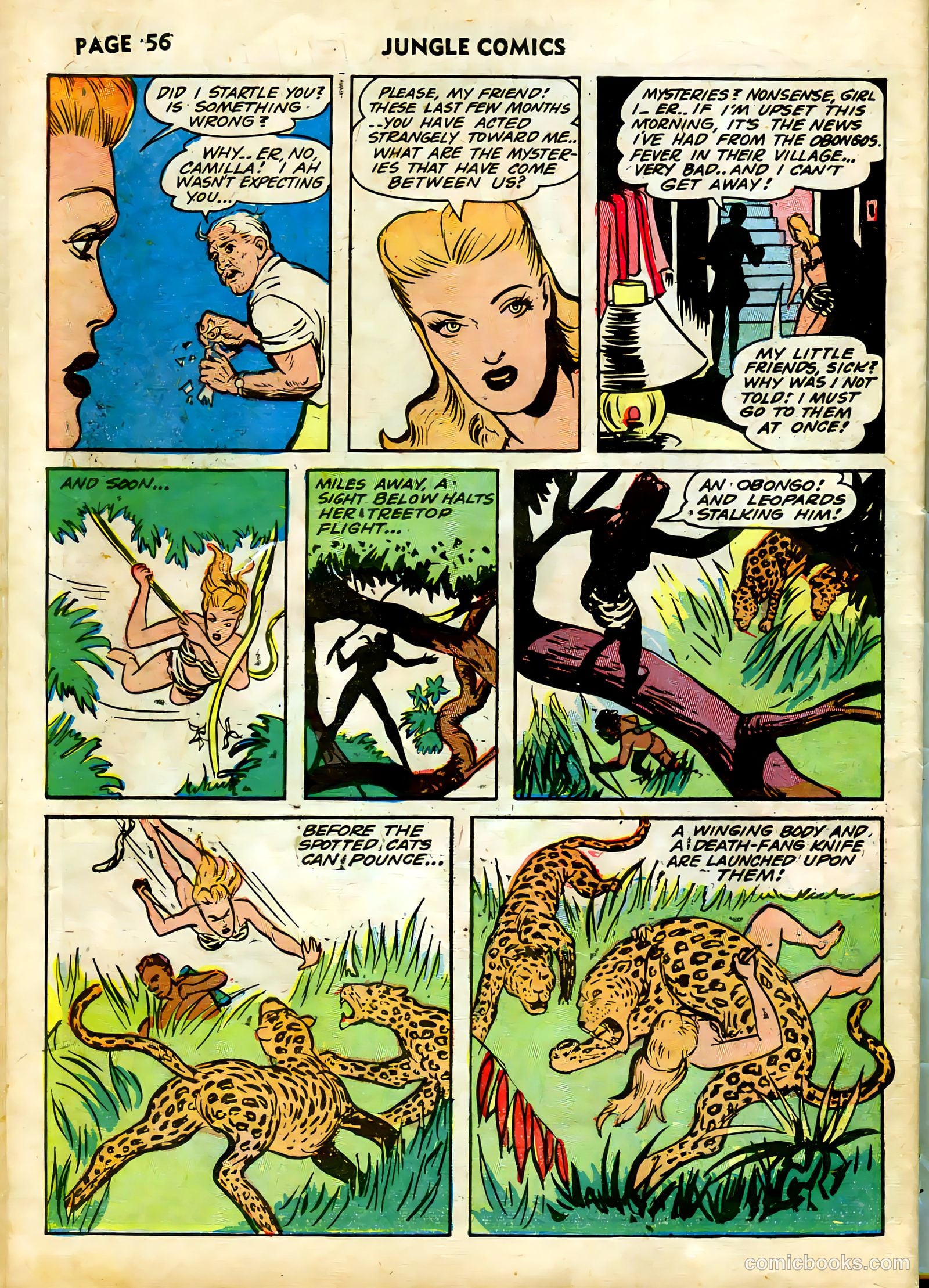 Jungle Comics #40 (1943) — page 58 of 68