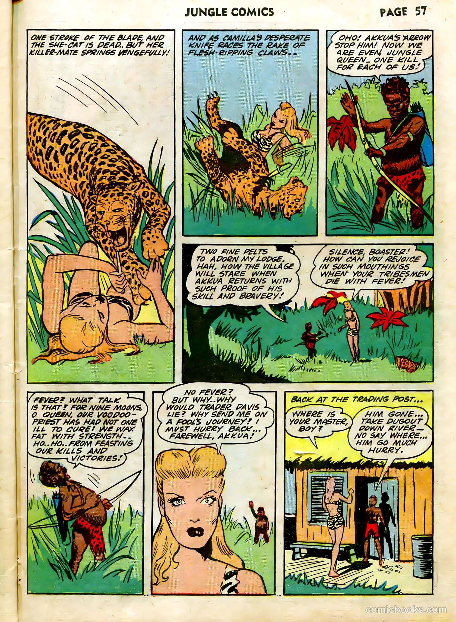 Jungle Comics #40 (1943) — page 59 of 68