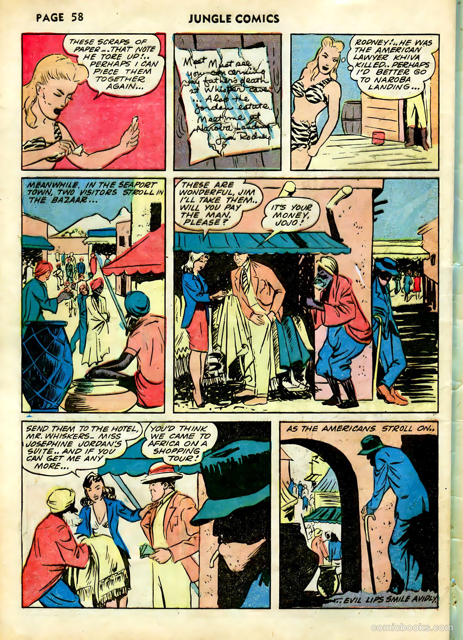 Jungle Comics #40 (1943) — page 60 of 68