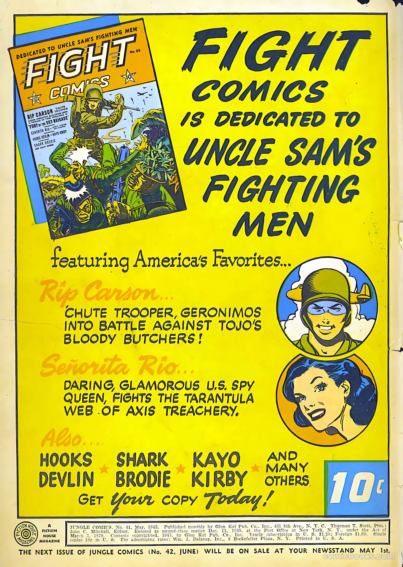 Jungle Comics #41 (1943) — page 2 of 68