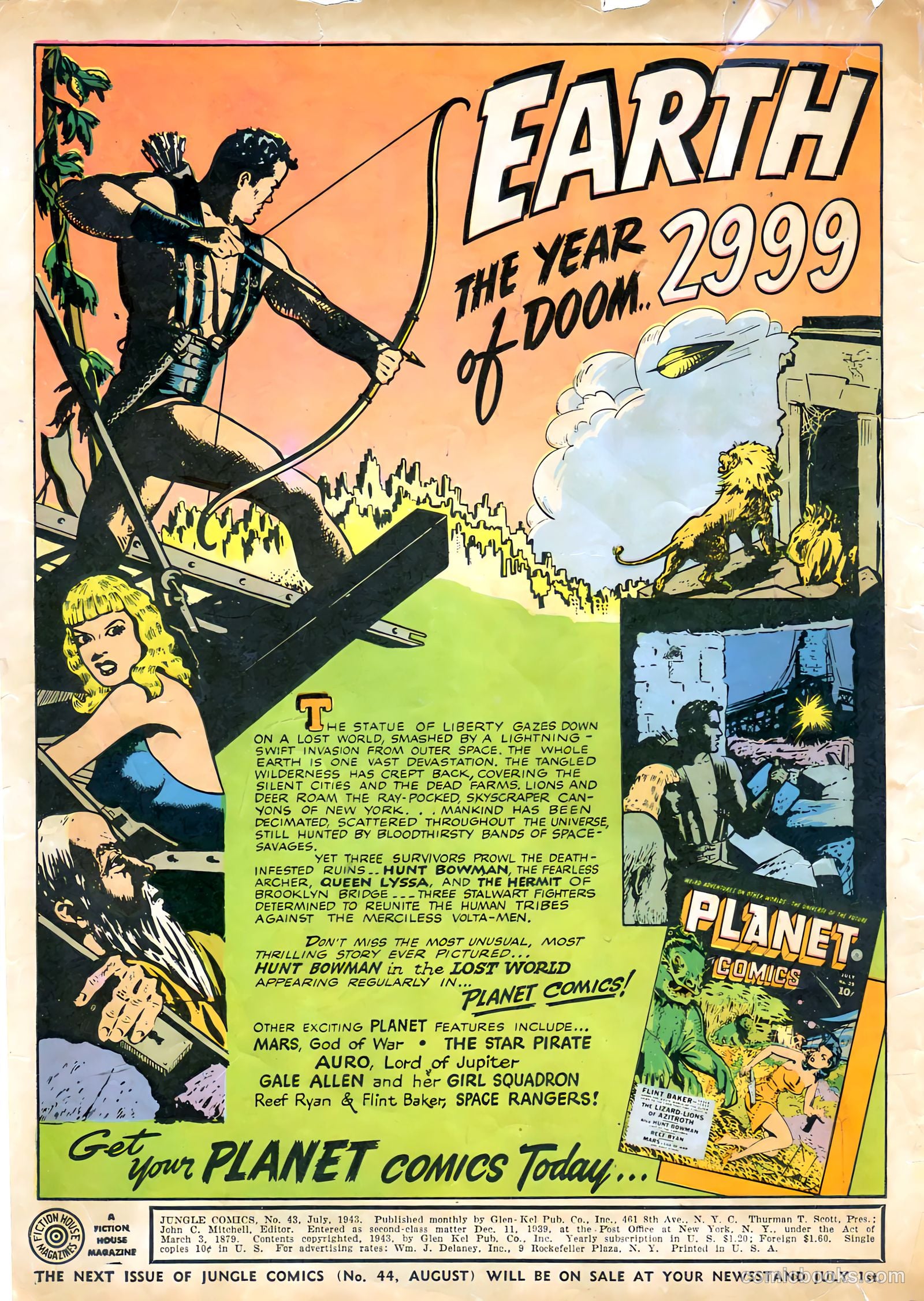 Jungle Comics #43 (1943) — page 2 of 60