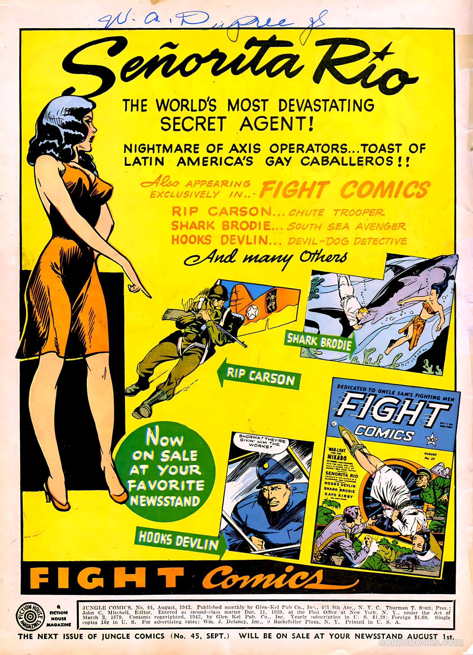 Jungle Comics #44 (1943) — page 2 of 60