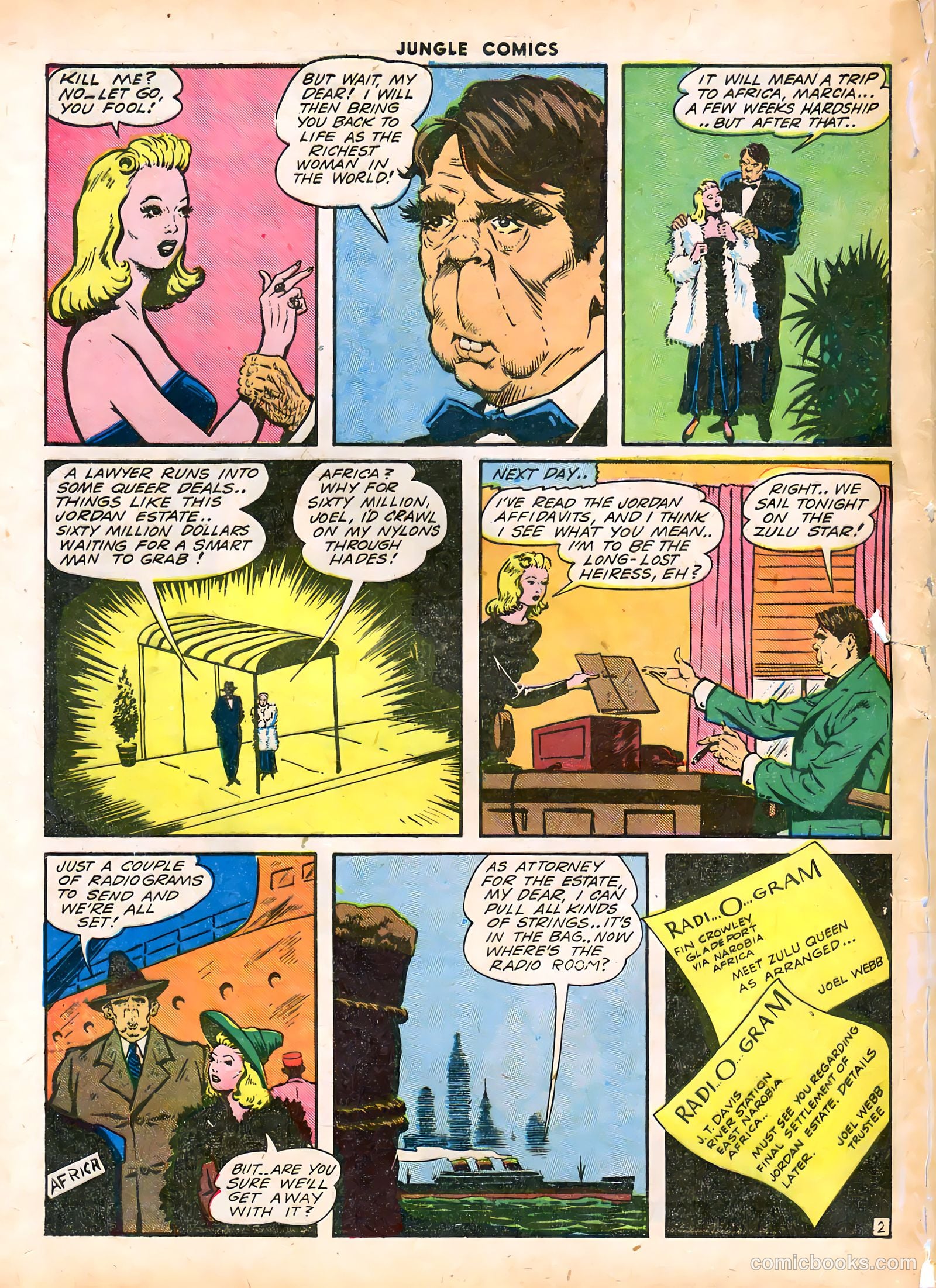 Jungle Comics #44 (1943) — page 50 of 60