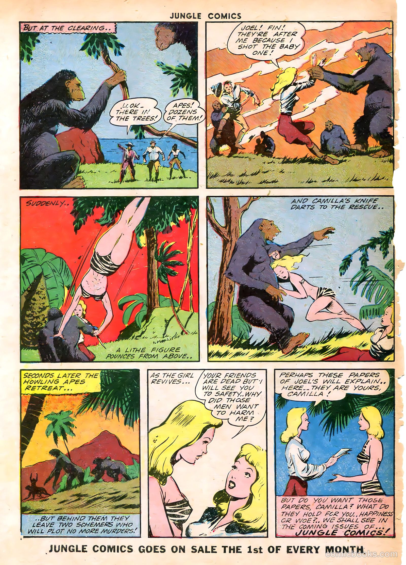 Jungle Comics #44 (1943) — page 58 of 60