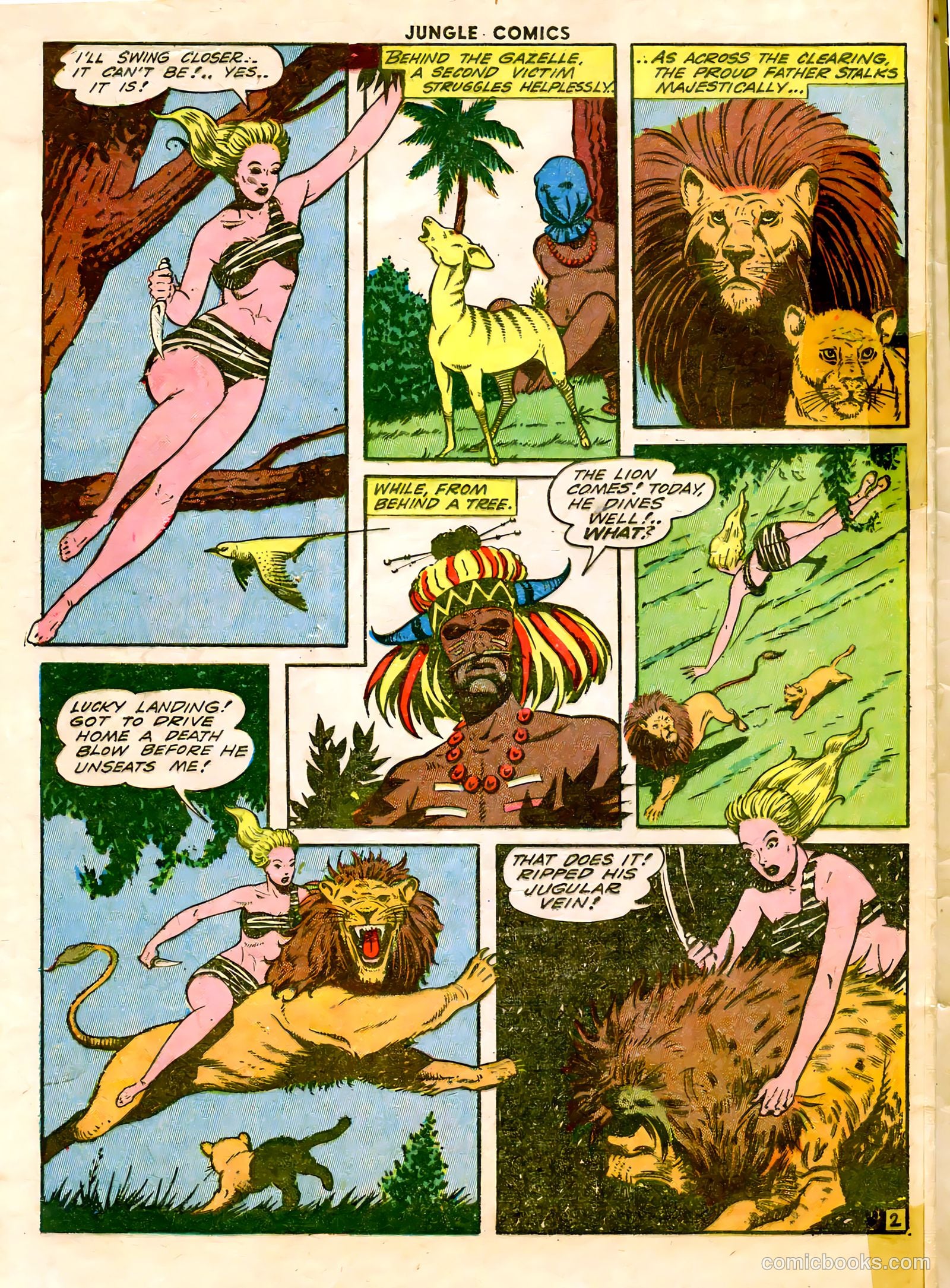 Jungle Comics #46 (1943) — page 50 of 60