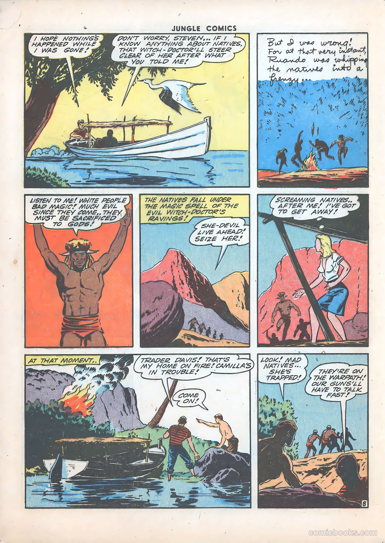 Jungle Comics #48 (1943) — page 56 of 60