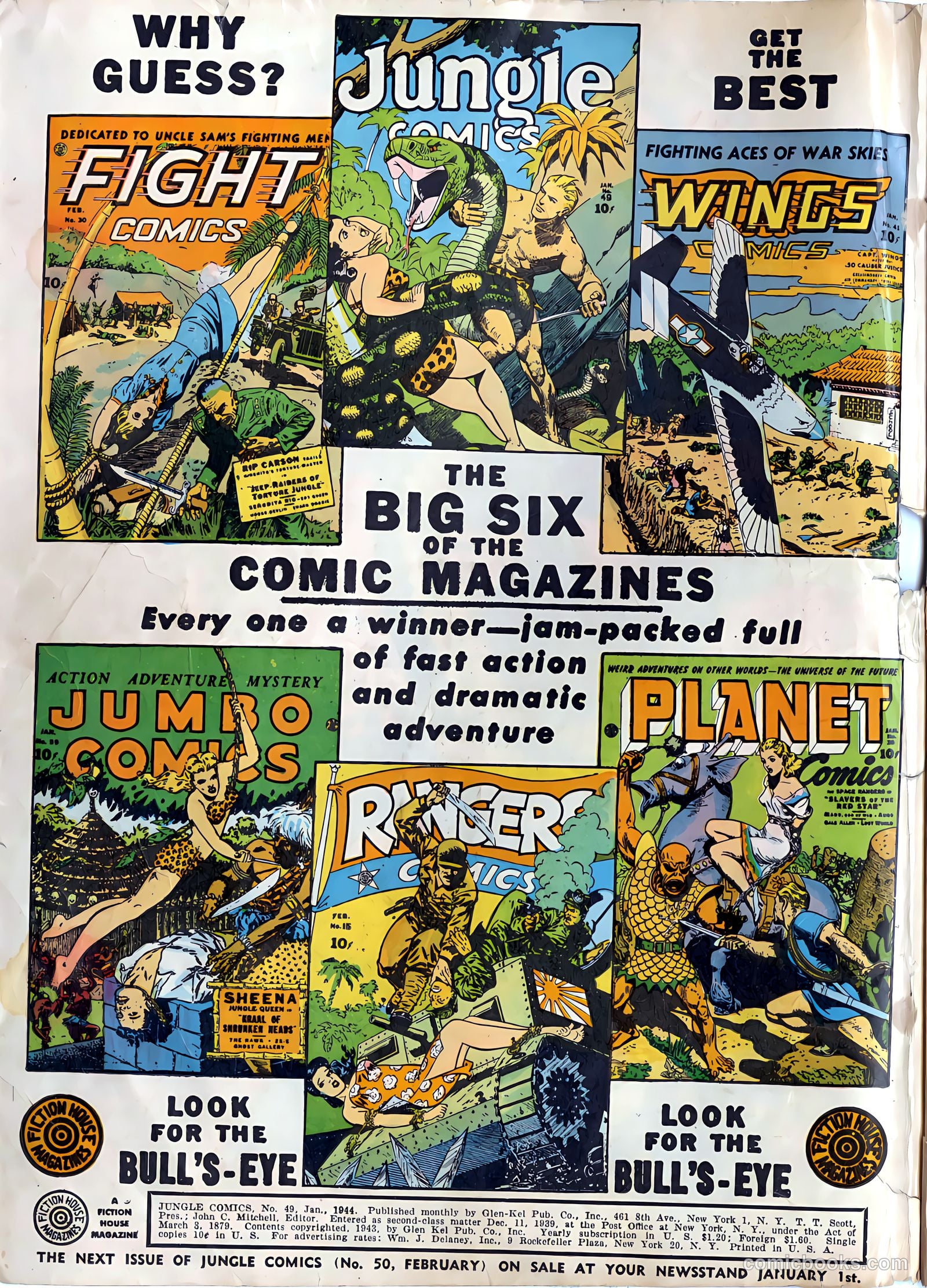 Jungle Comics #49 (1944) — page 2 of 60