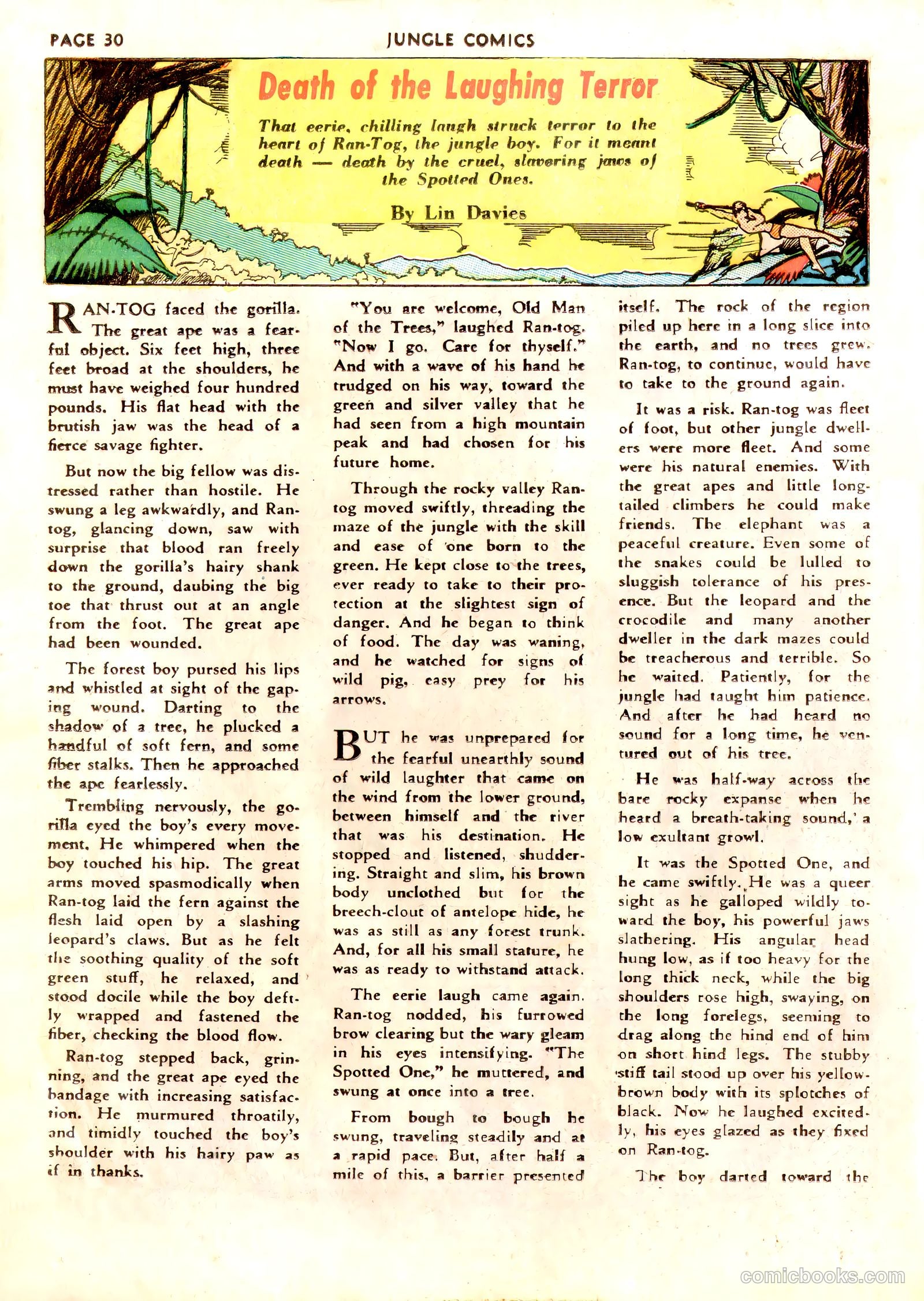 Jungle Comics #5 (1940) — page 33 of 70